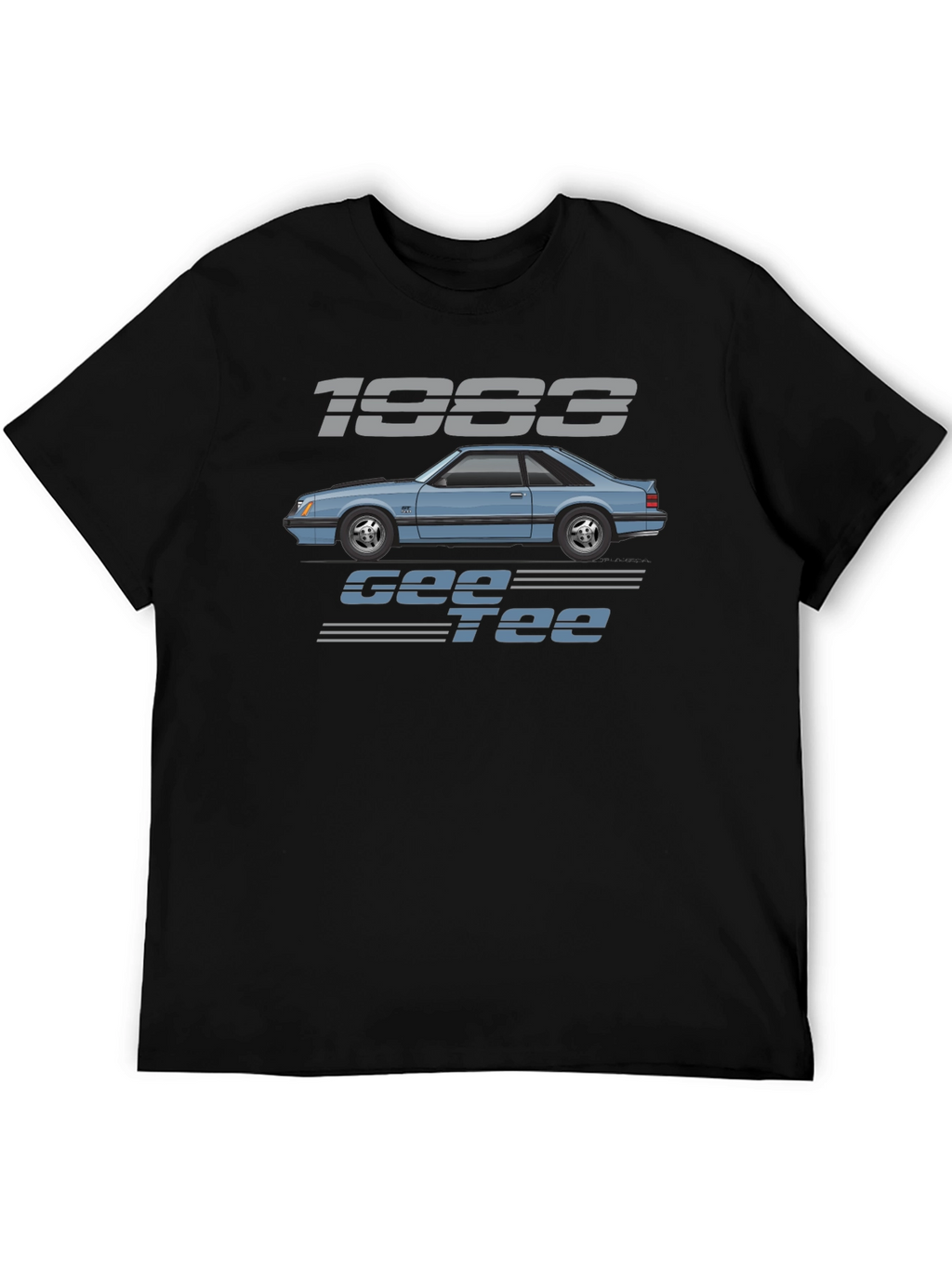Camiseta Negra 1983 Gee Tee