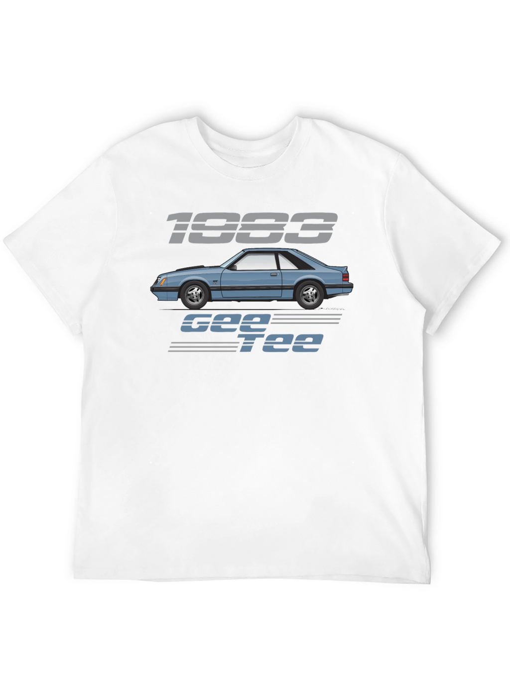 Camiseta Negra 1983 Gee Tee