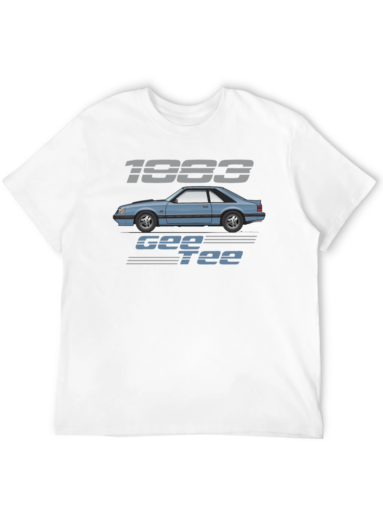 Camiseta Negra 1983 Gee Tee