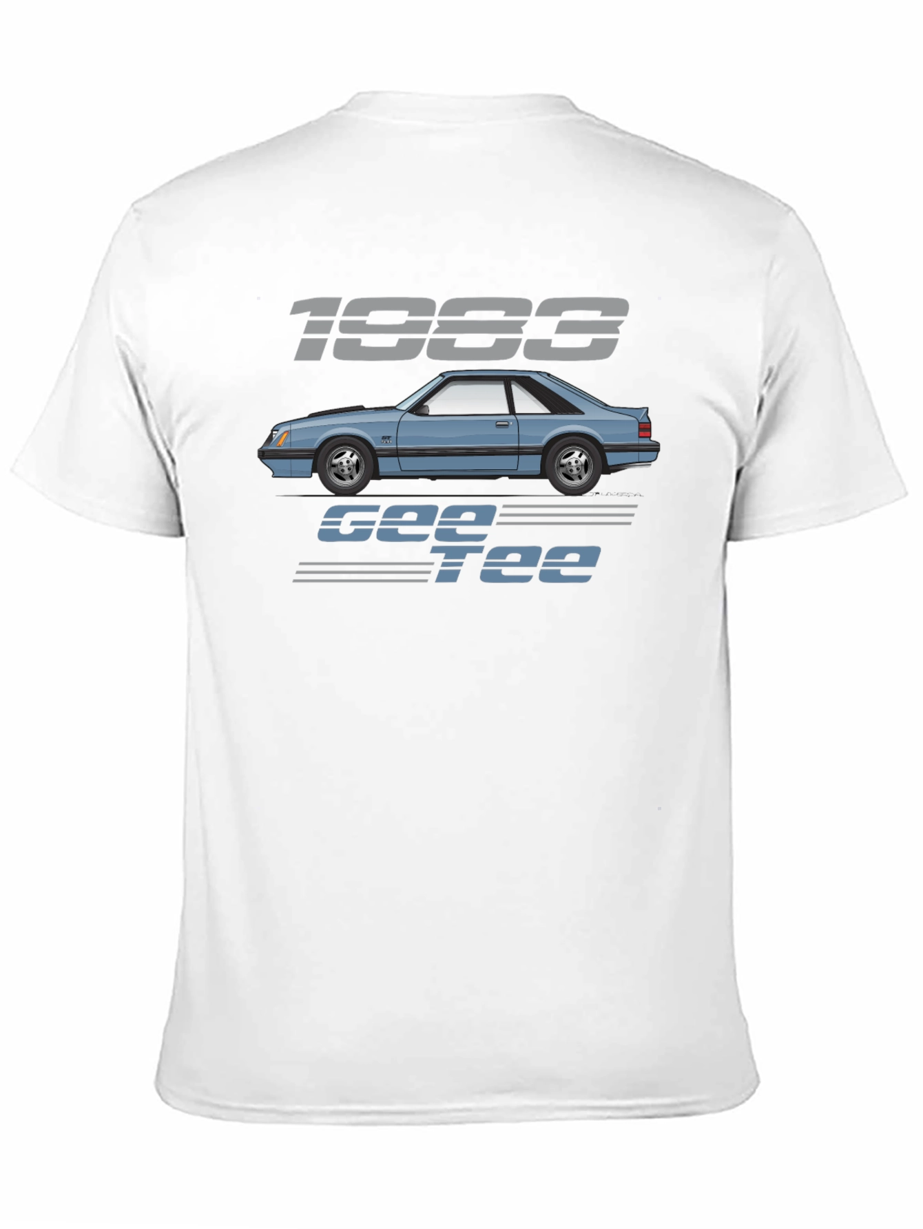 Camiseta Negra 1983 Gee Tee