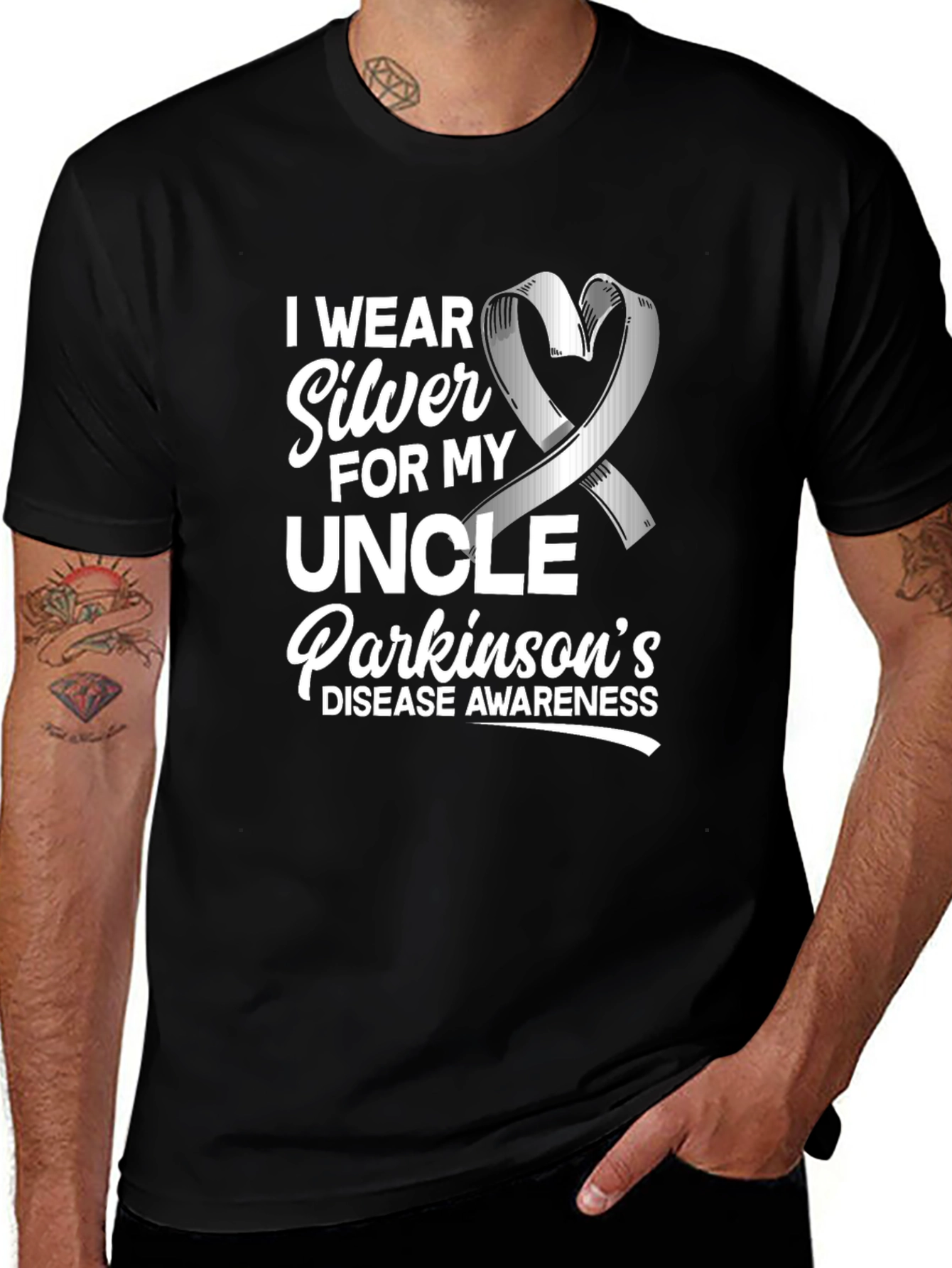Camiseta Concienciación Parkinson para Tío