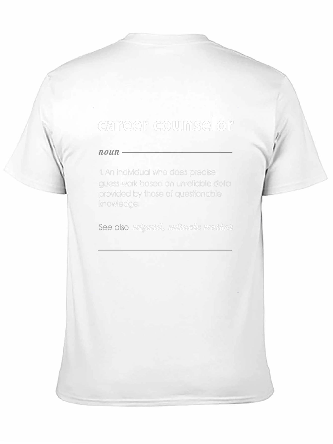 Camiseta Definición Consejero Vocacional