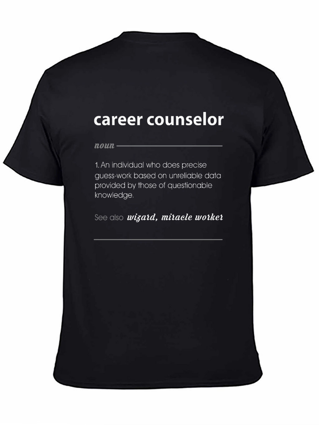 Camiseta Definición Consejero Vocacional