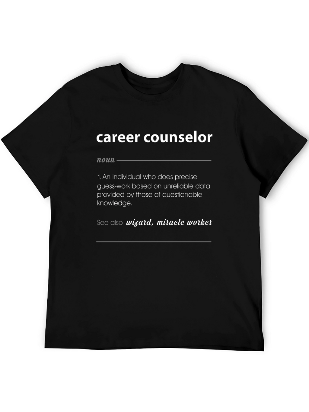 Camiseta Definición Consejero Vocacional