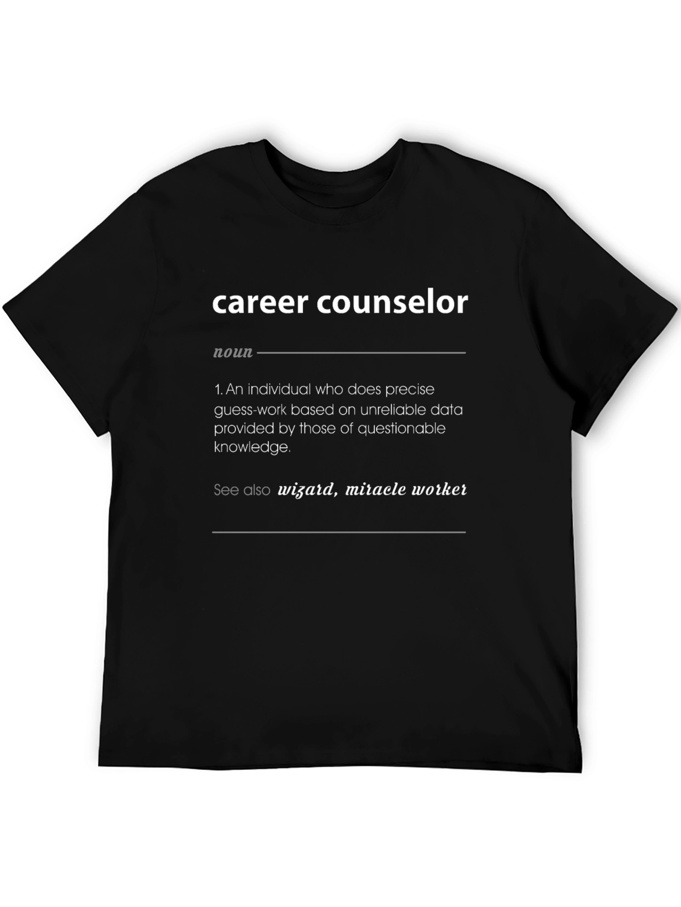 Camiseta Definición Consejero Vocacional