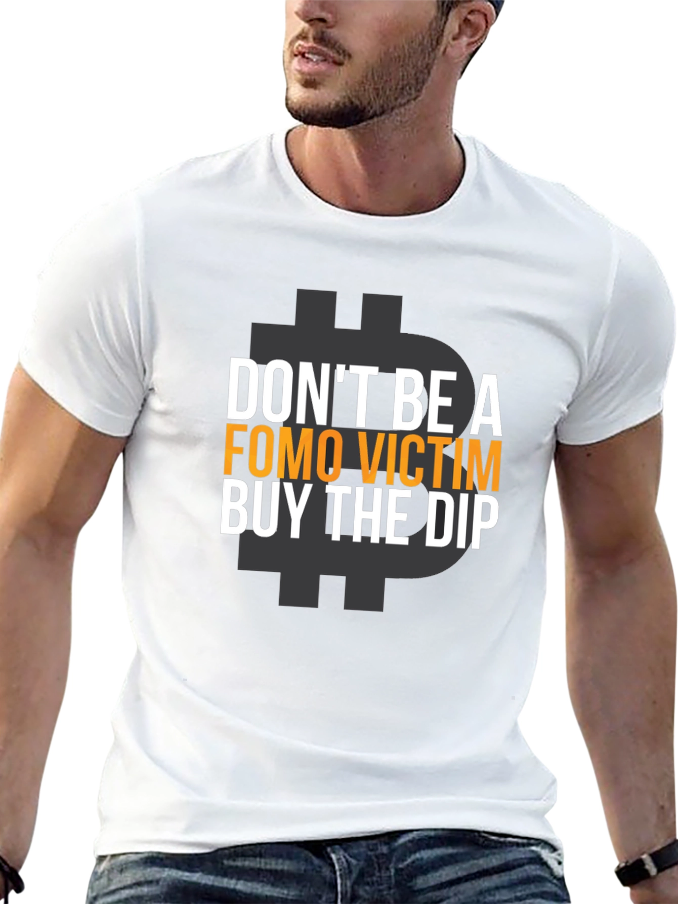 Camiseta Bitcoin FOMO Victim: Invierte en la Baja