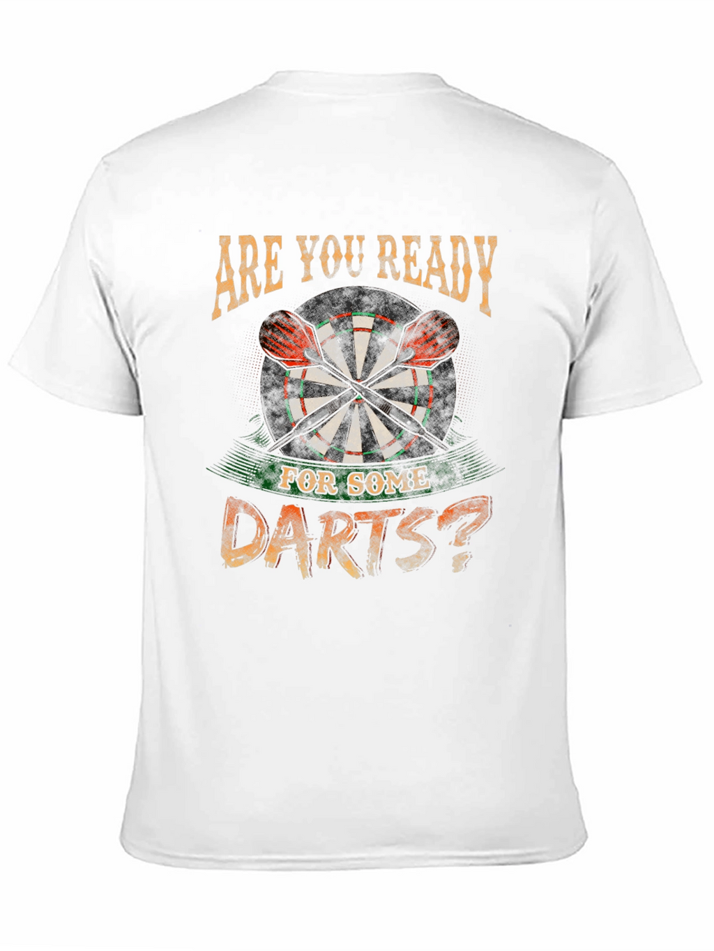 Camiseta Negra con Diseño de Dardos