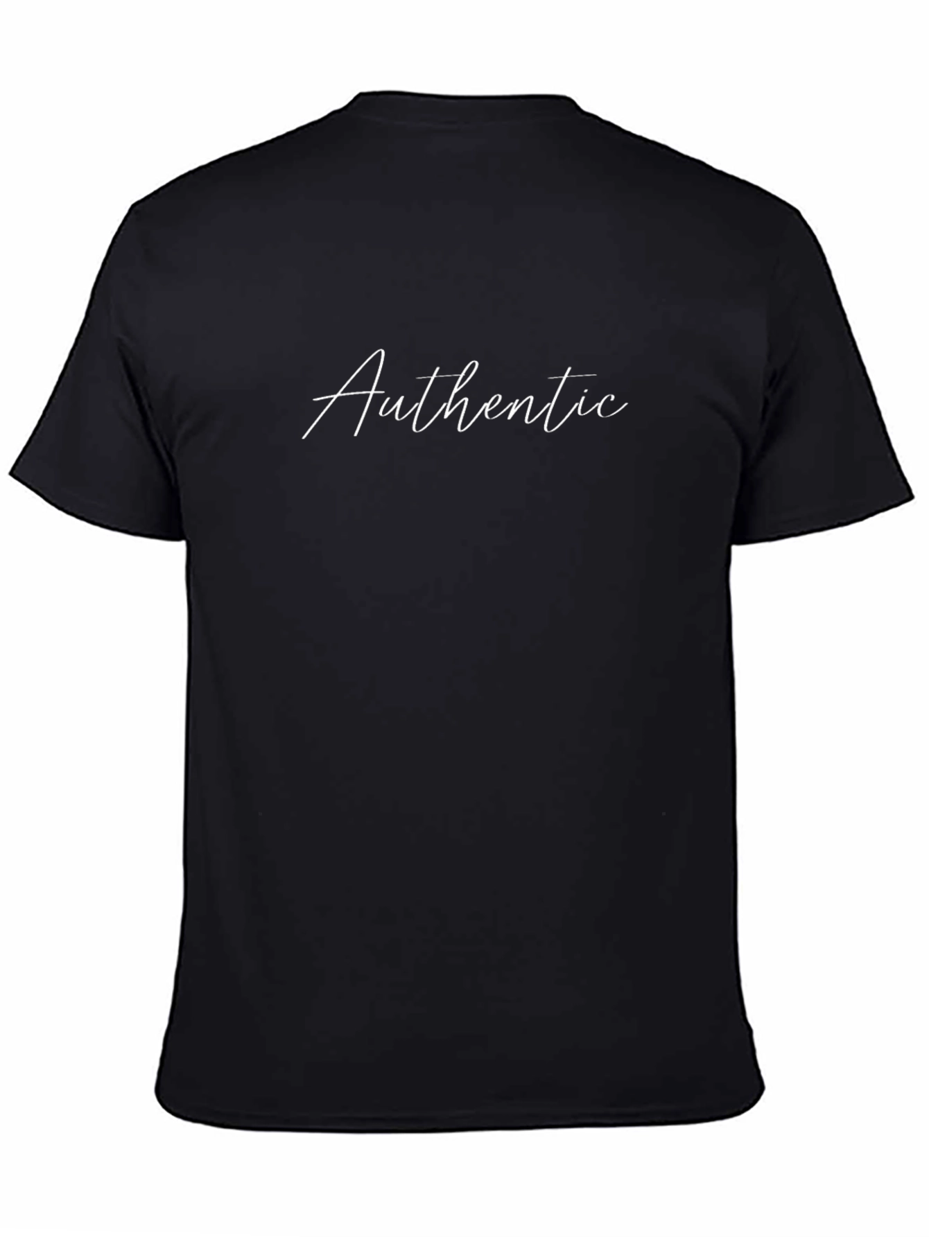 Camiseta Negra Authentic para Hombre