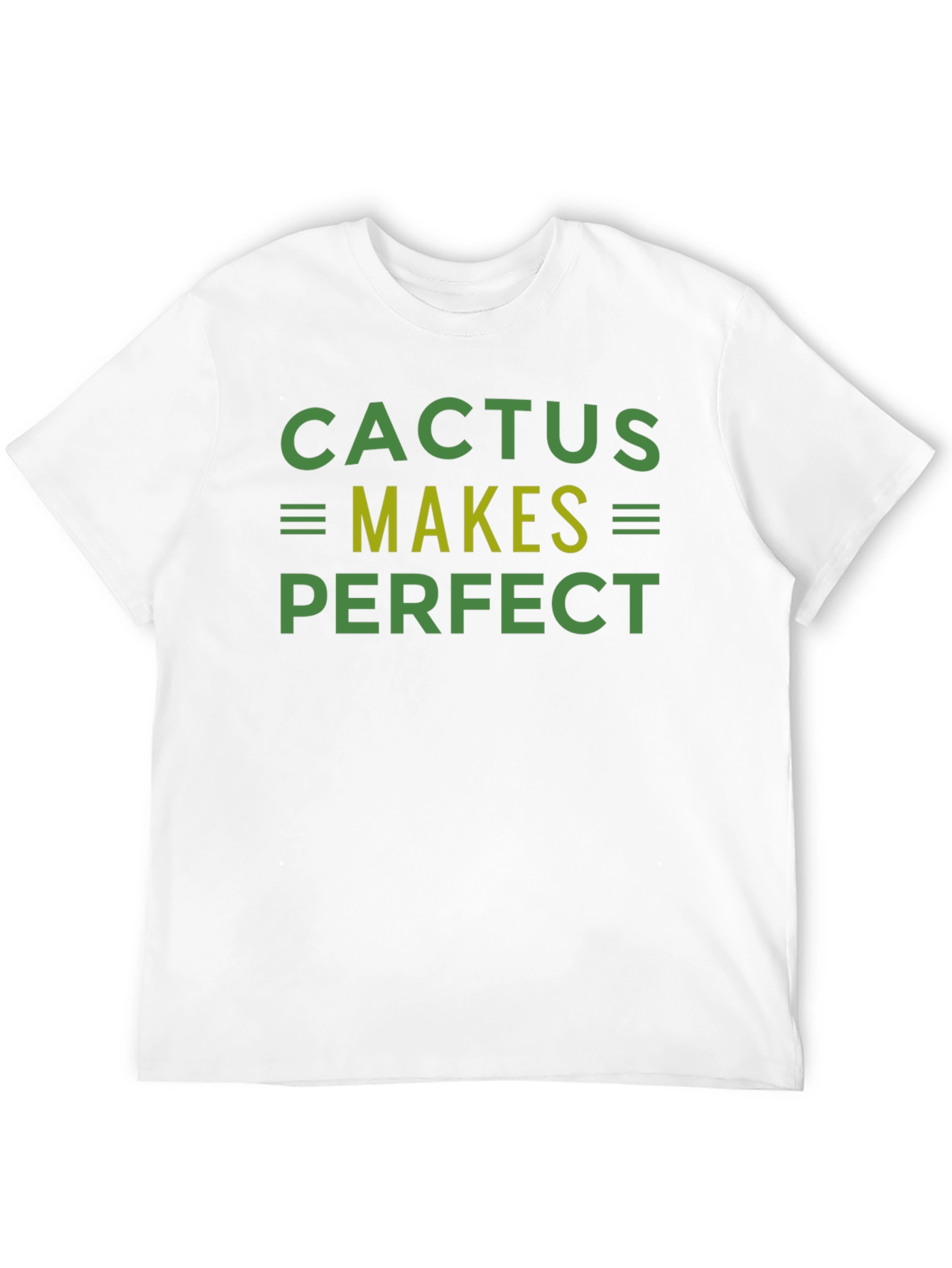 Camiseta Negra Cactus Makes Perfect