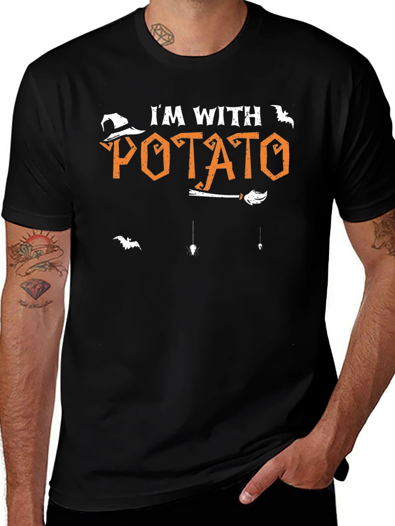 Camiseta Estoy Con Patata Halloween