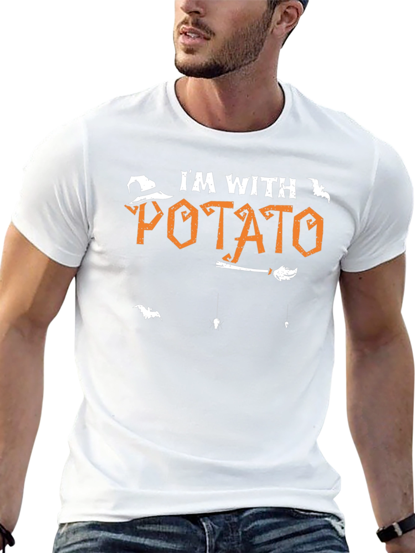 Camiseta Estoy Con Patata Halloween