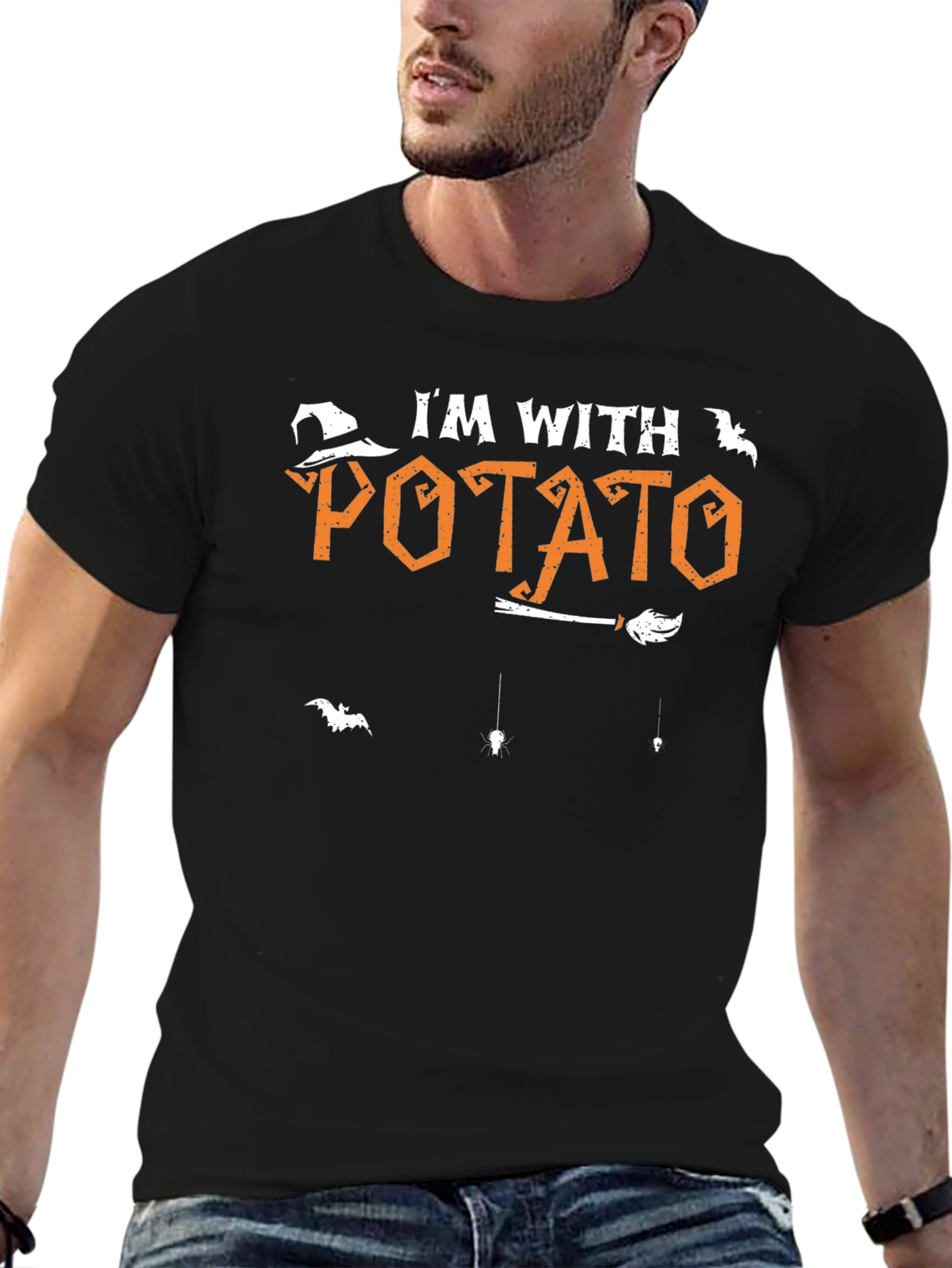 Camiseta Estoy Con Patata Halloween