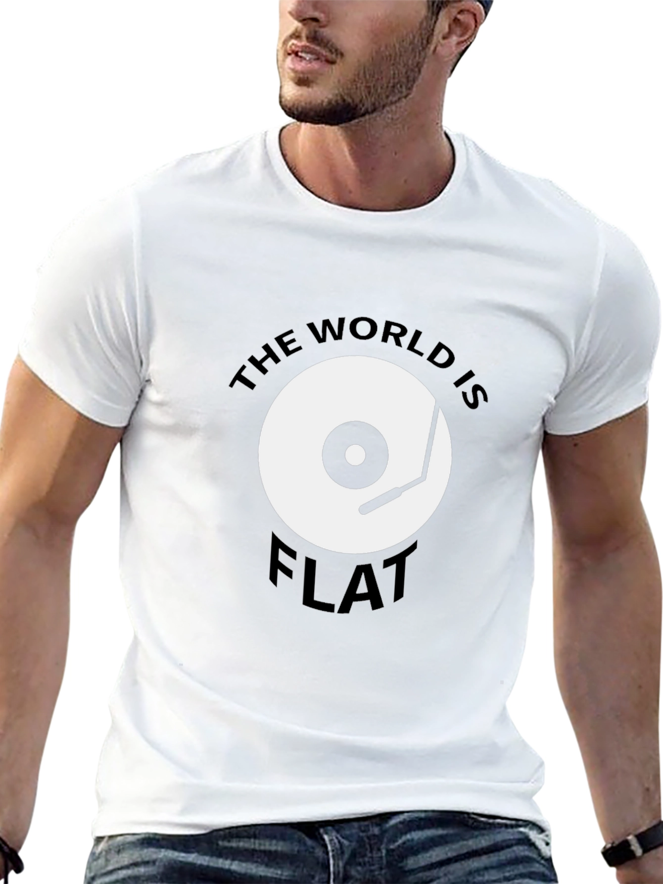 Camiseta Hombre: El Mundo Es Plano