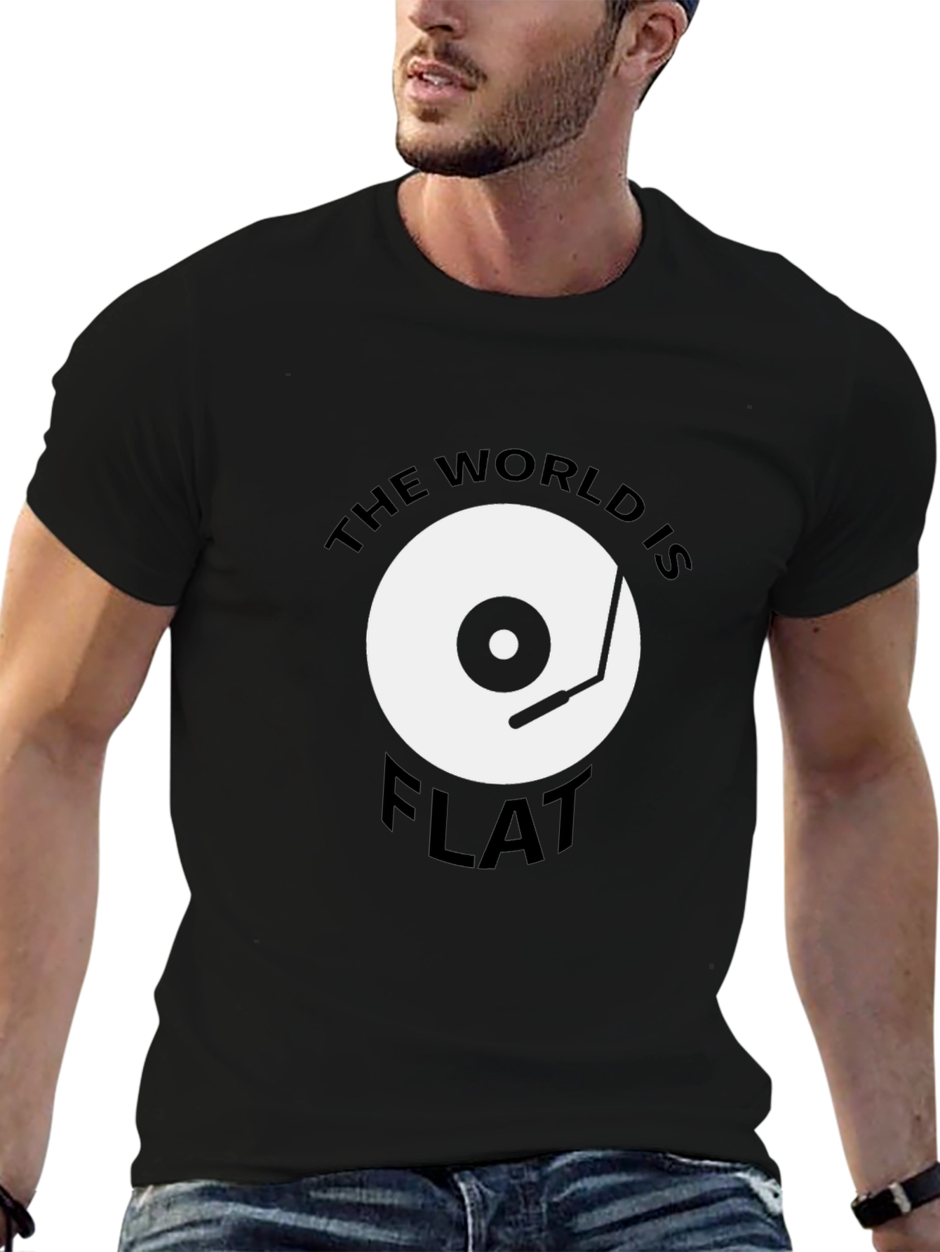 Camiseta Hombre: El Mundo Es Plano