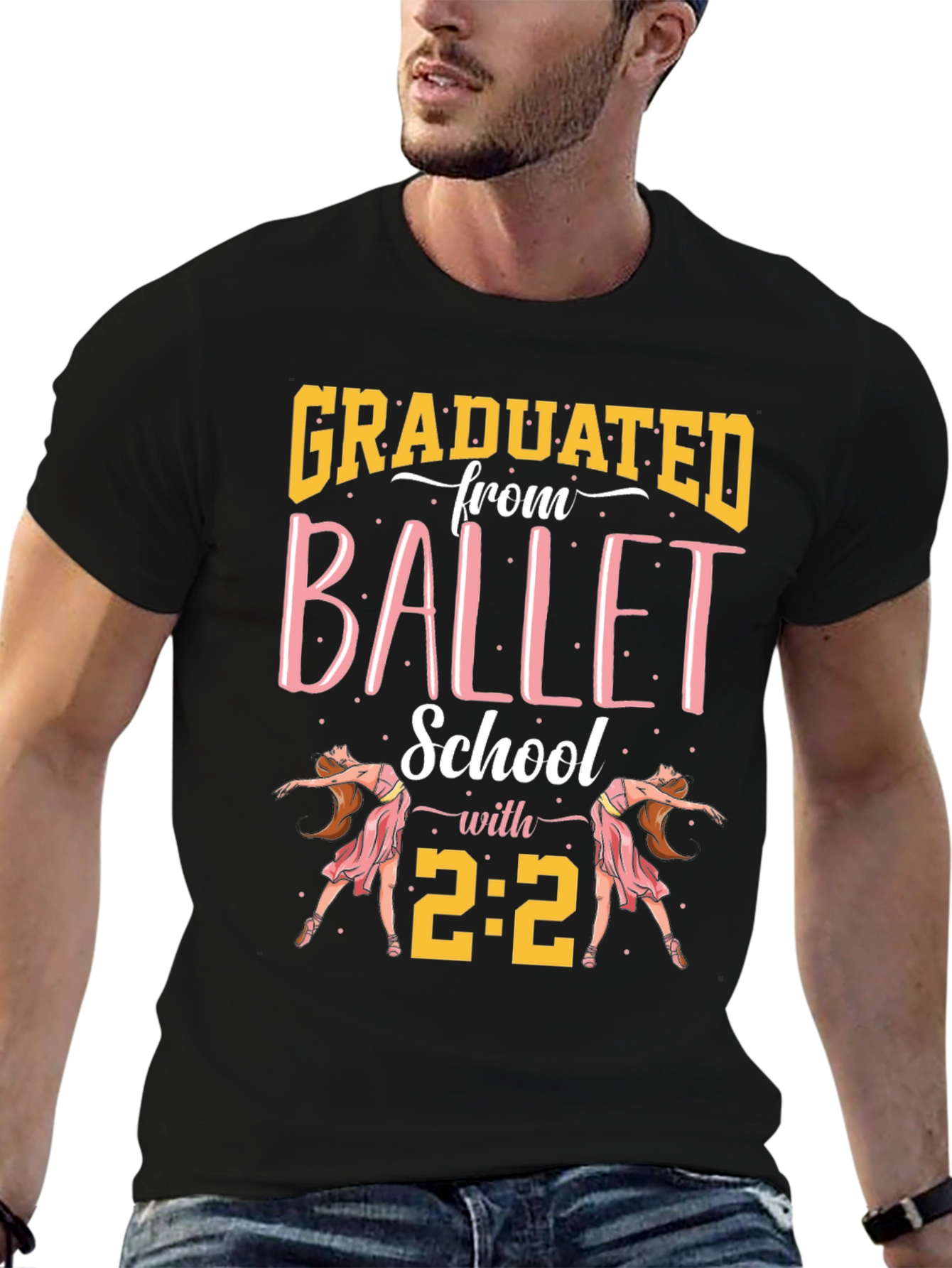 Camiseta Graduado Escuela de Ballet con 2:2