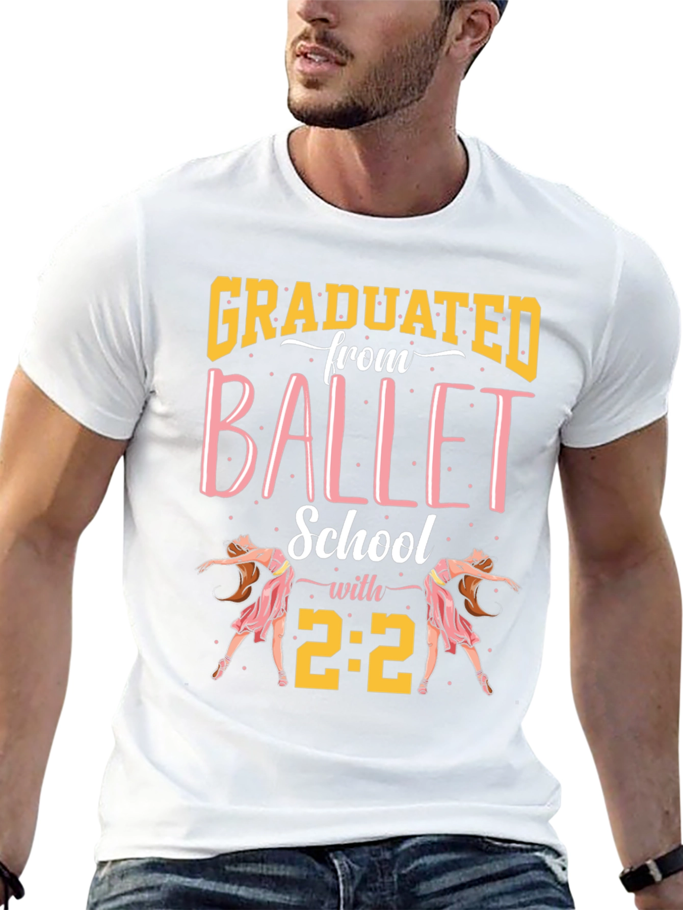 Camiseta Graduado Escuela de Ballet con 2:2