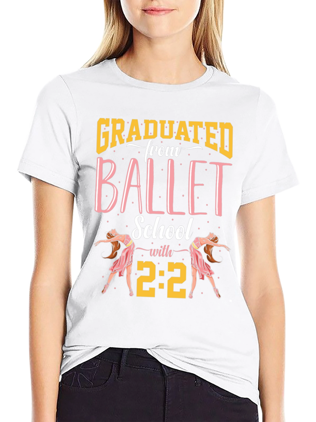 Camiseta Graduado Escuela de Ballet con 2:2