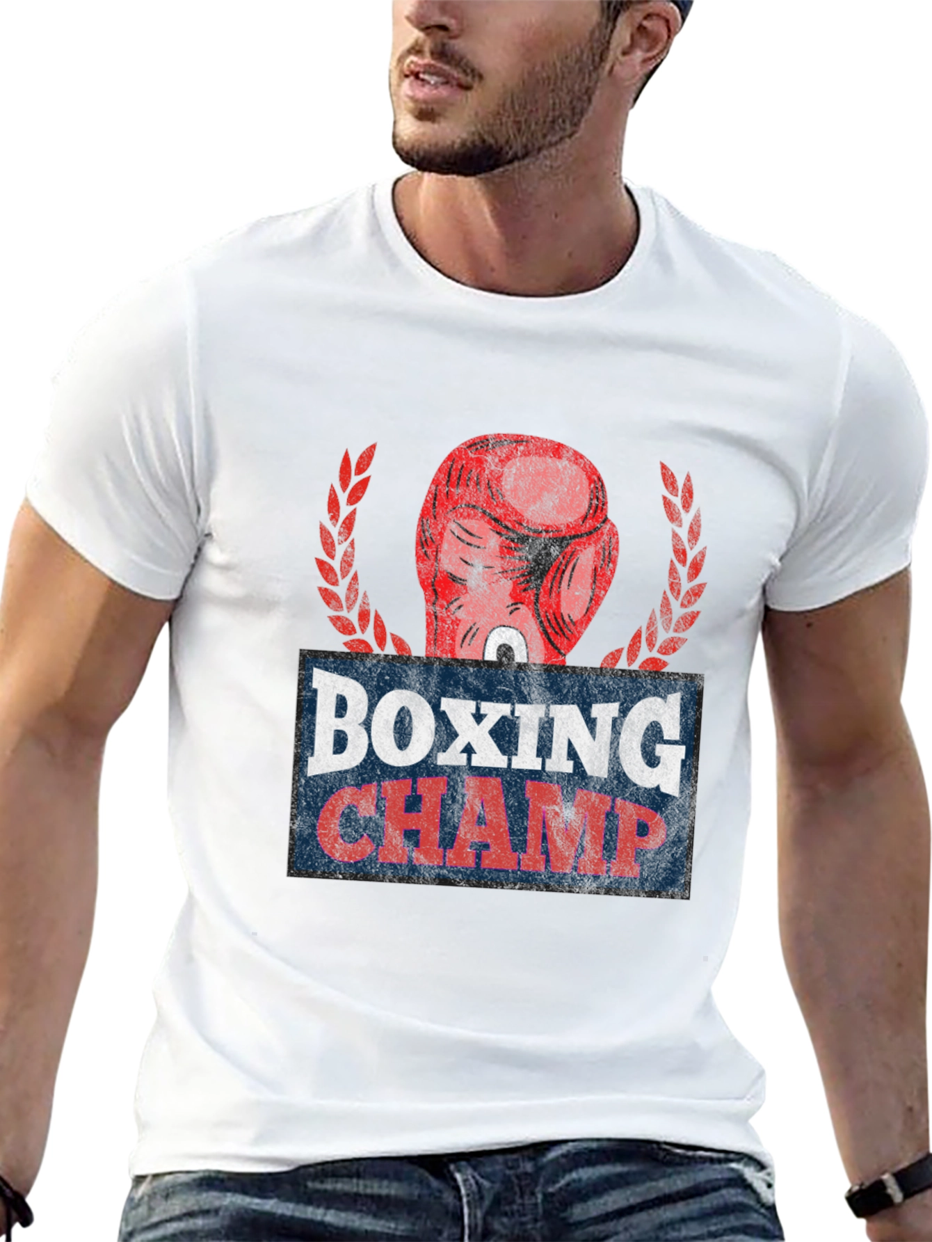 Camiseta Boxeo Champ - Diseño Vintage