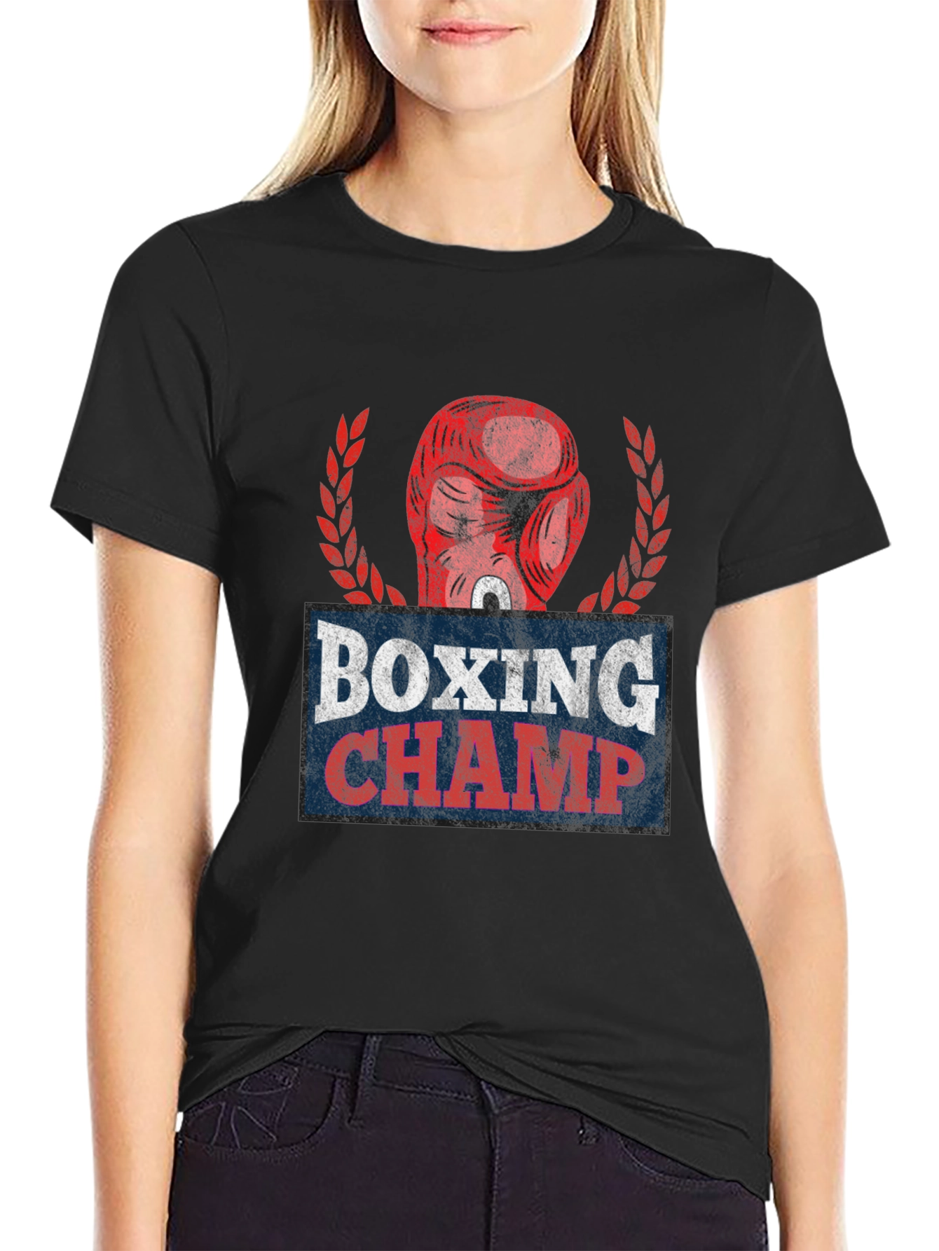 Camiseta Boxeo Champ - Diseño Vintage