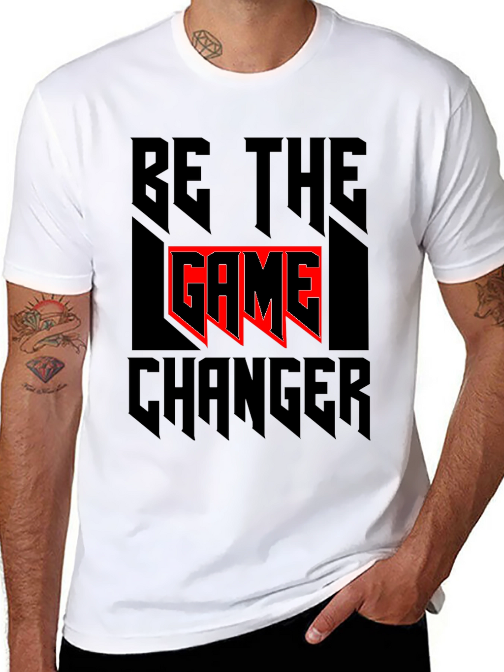 Camiseta Negra Be The Game Changer