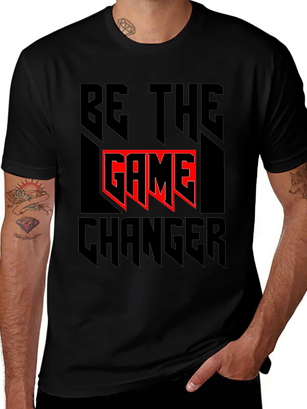 Camiseta Negra Be The Game Changer