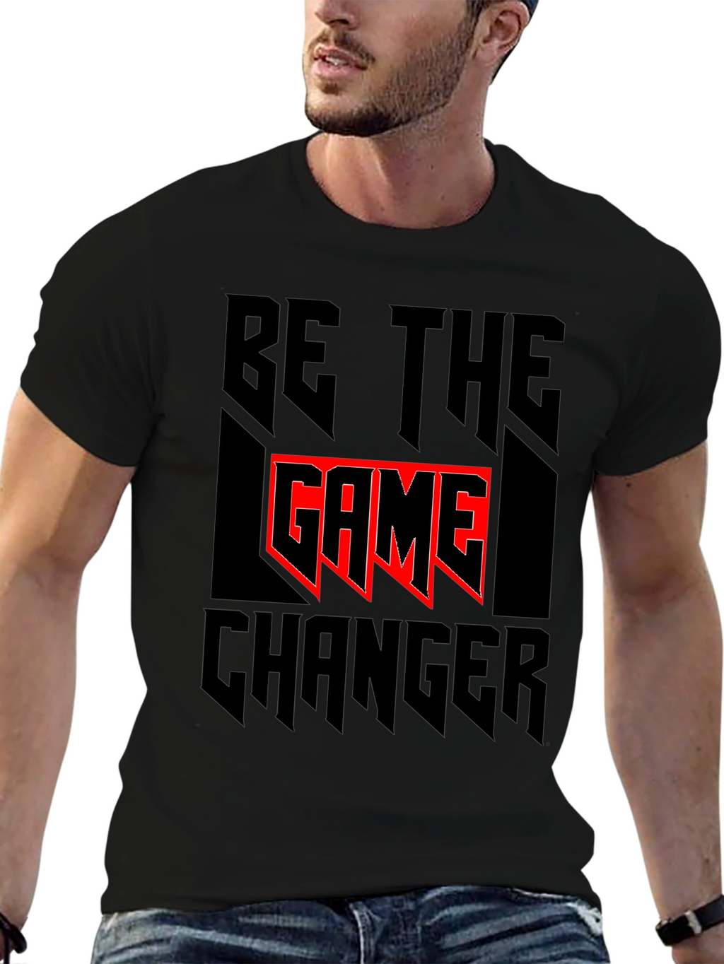Camiseta Negra Be The Game Changer