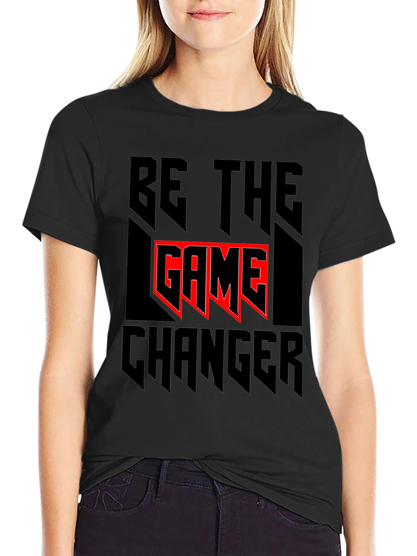 Camiseta Negra Be The Game Changer