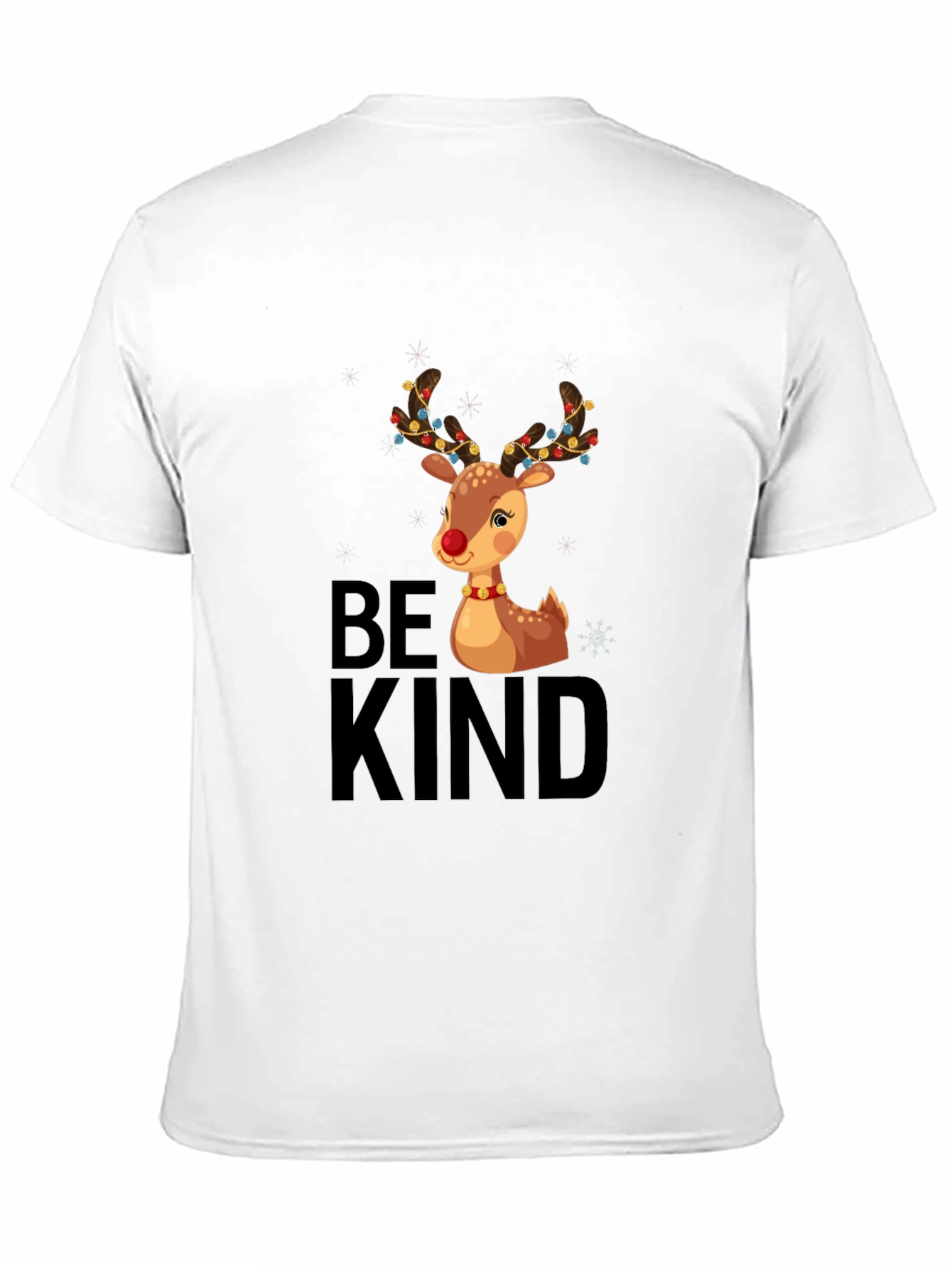 Camiseta Navideña Sé Amable con Reno