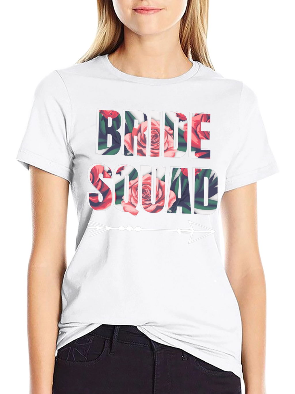 Camiseta Floral Bride Squad