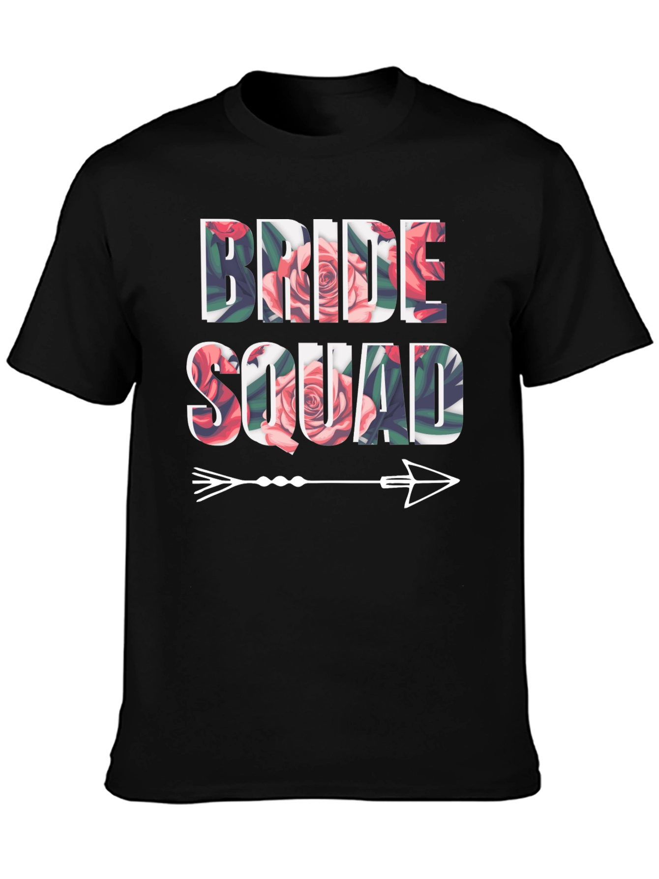 Camiseta Floral Bride Squad