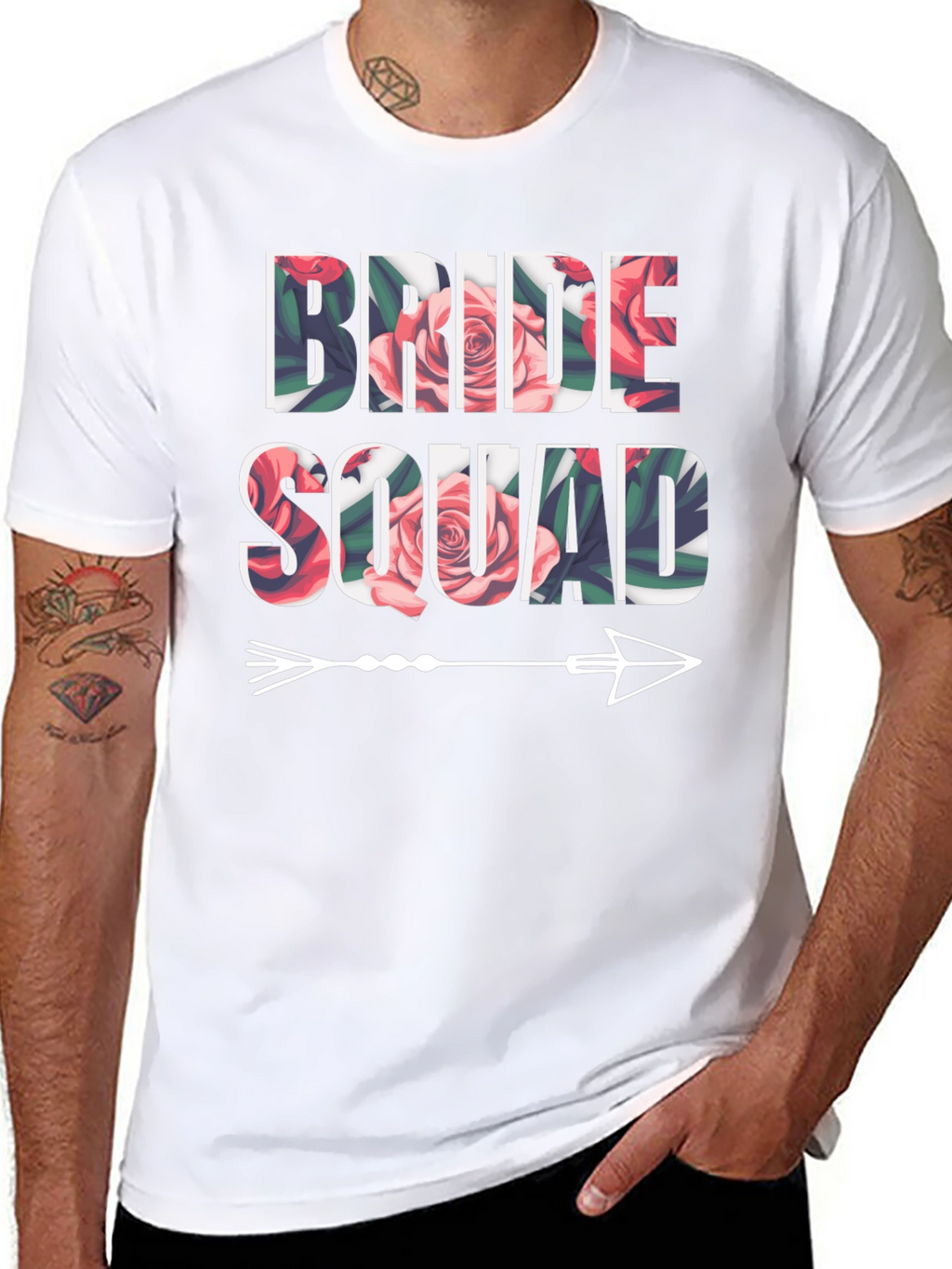 Camiseta Floral Bride Squad