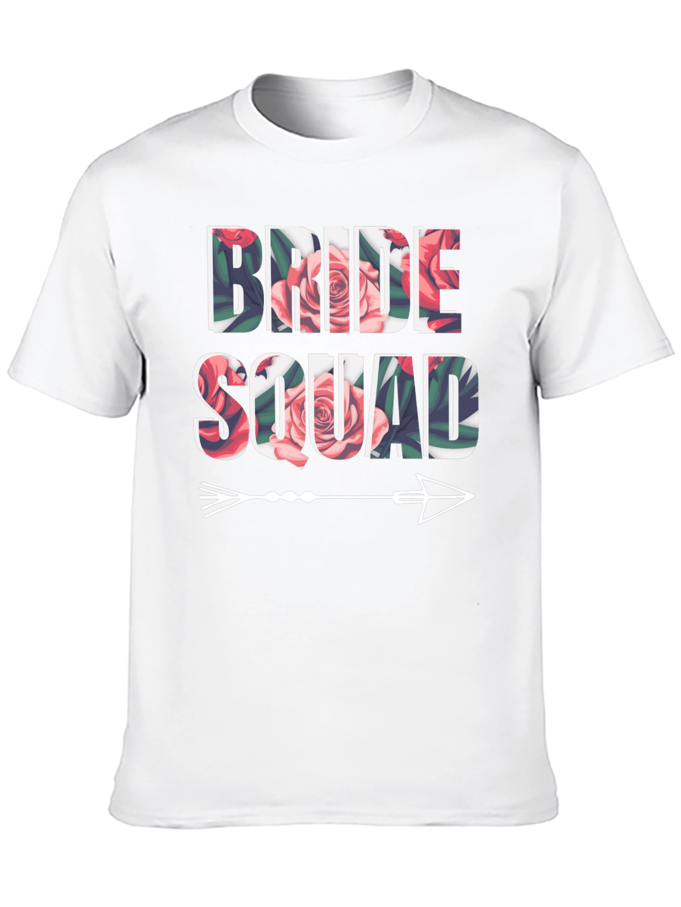 Camiseta Floral Bride Squad