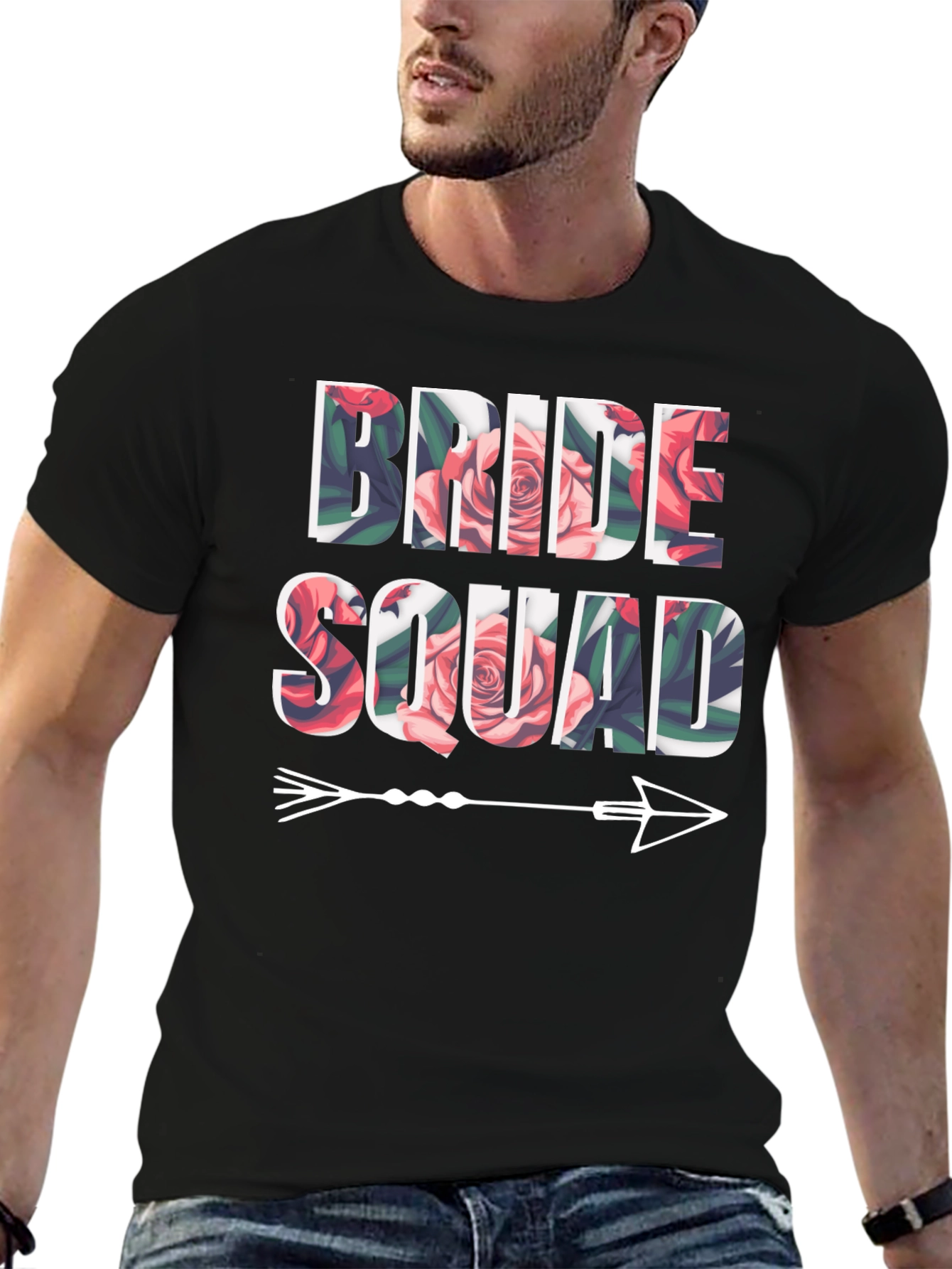 Camiseta Floral Bride Squad
