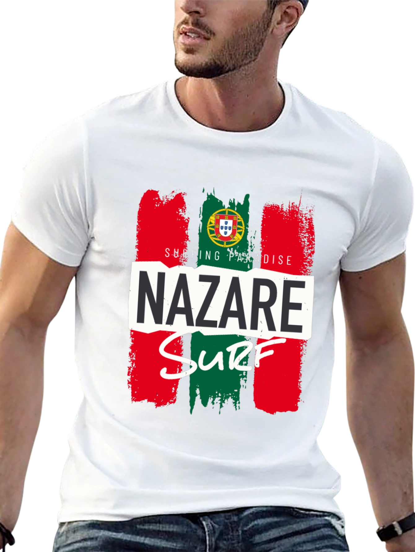 Camiseta Nazaré Surf Portugal - Paraíso del Surf