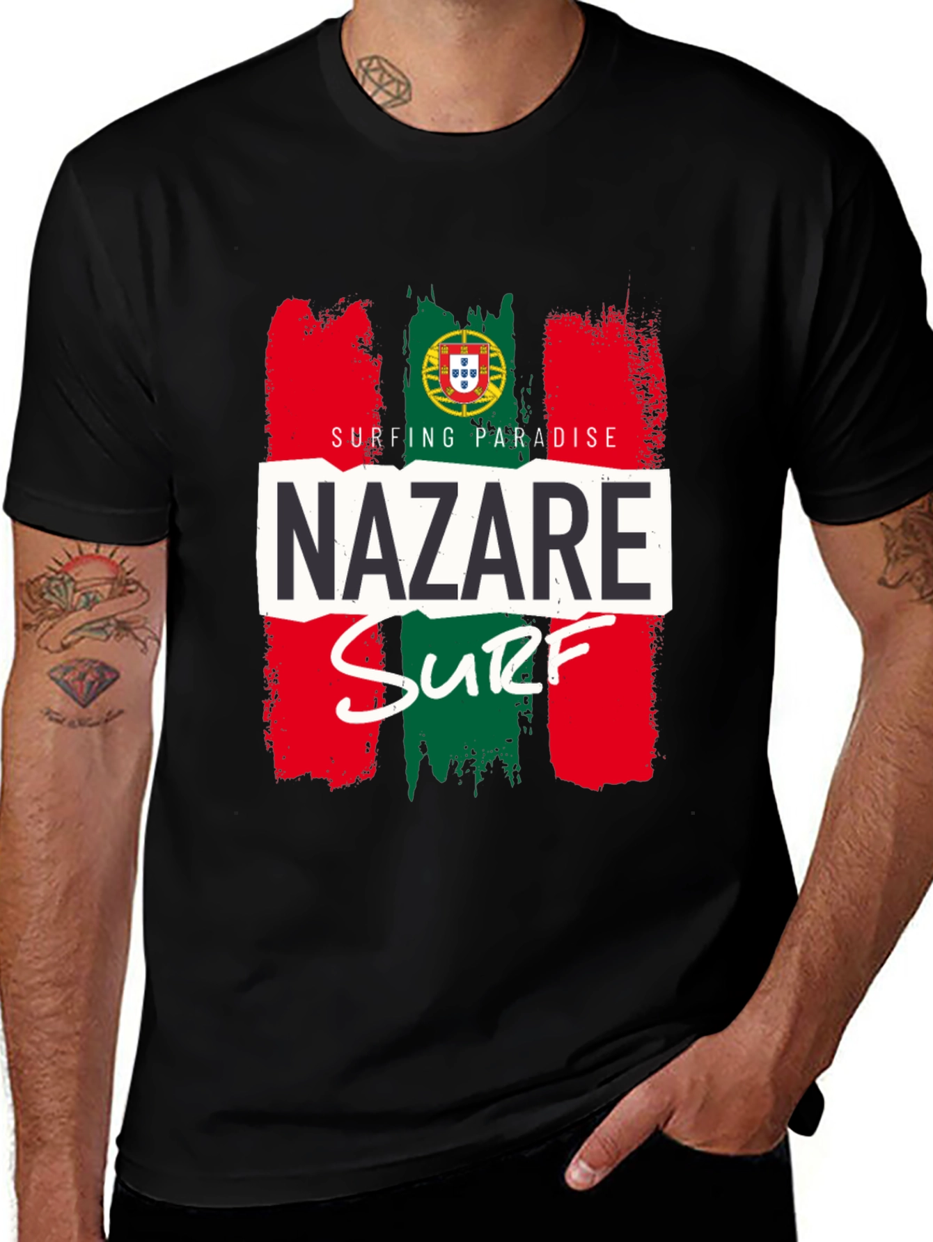 Camiseta Nazaré Surf Portugal - Paraíso del Surf