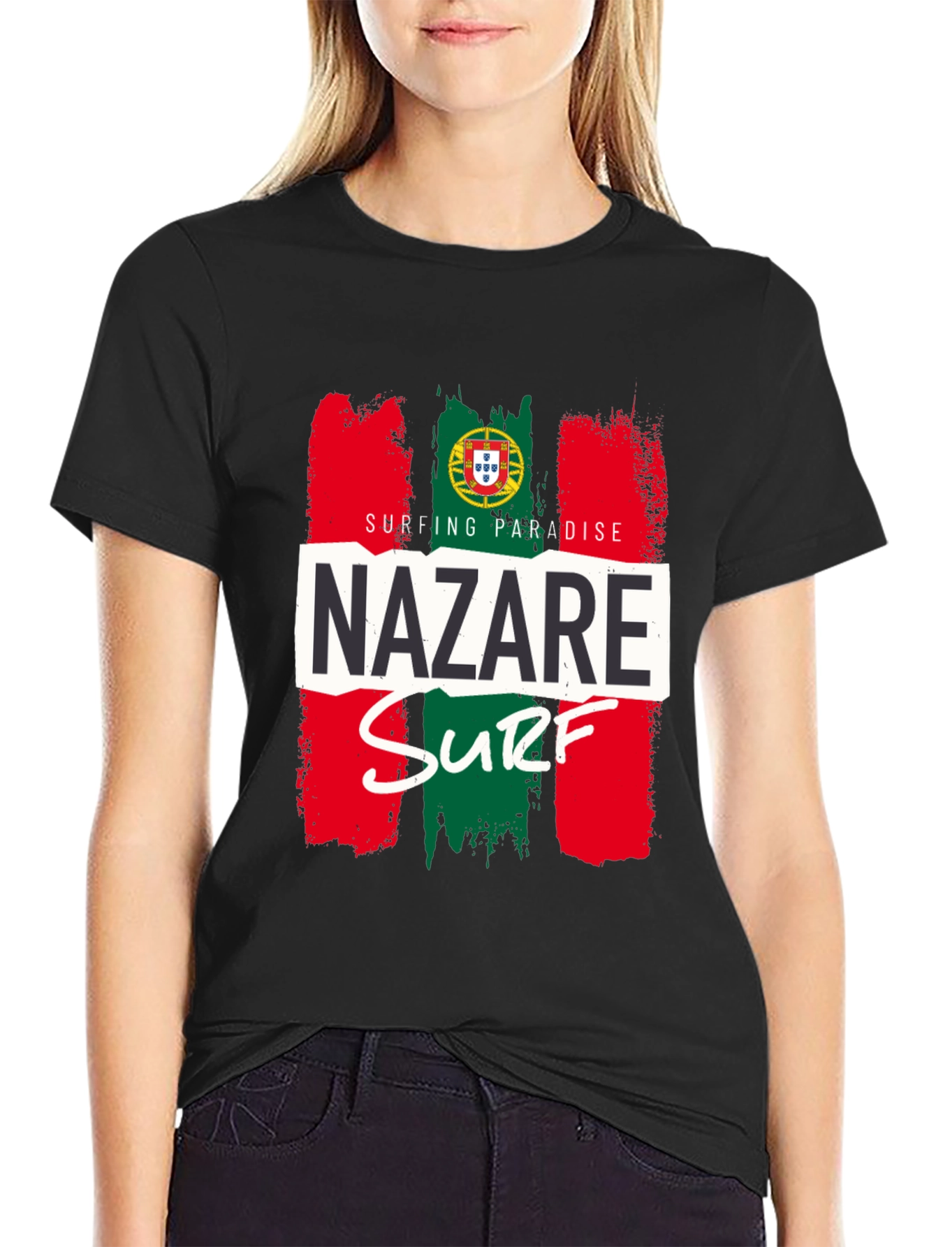 Camiseta Nazaré Surf Portugal - Paraíso del Surf
