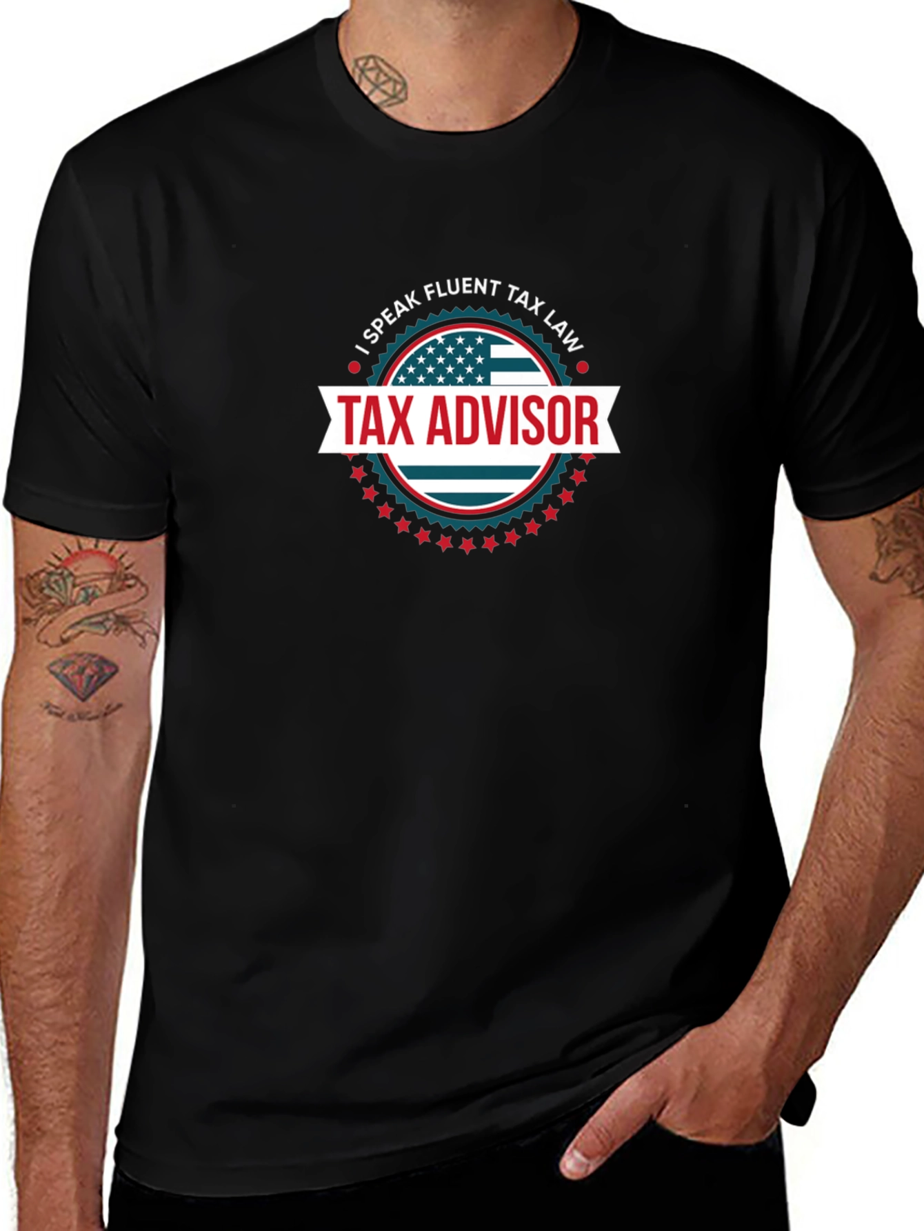 Camiseta Asesor Fiscal Fluente en Leyes Tributarias