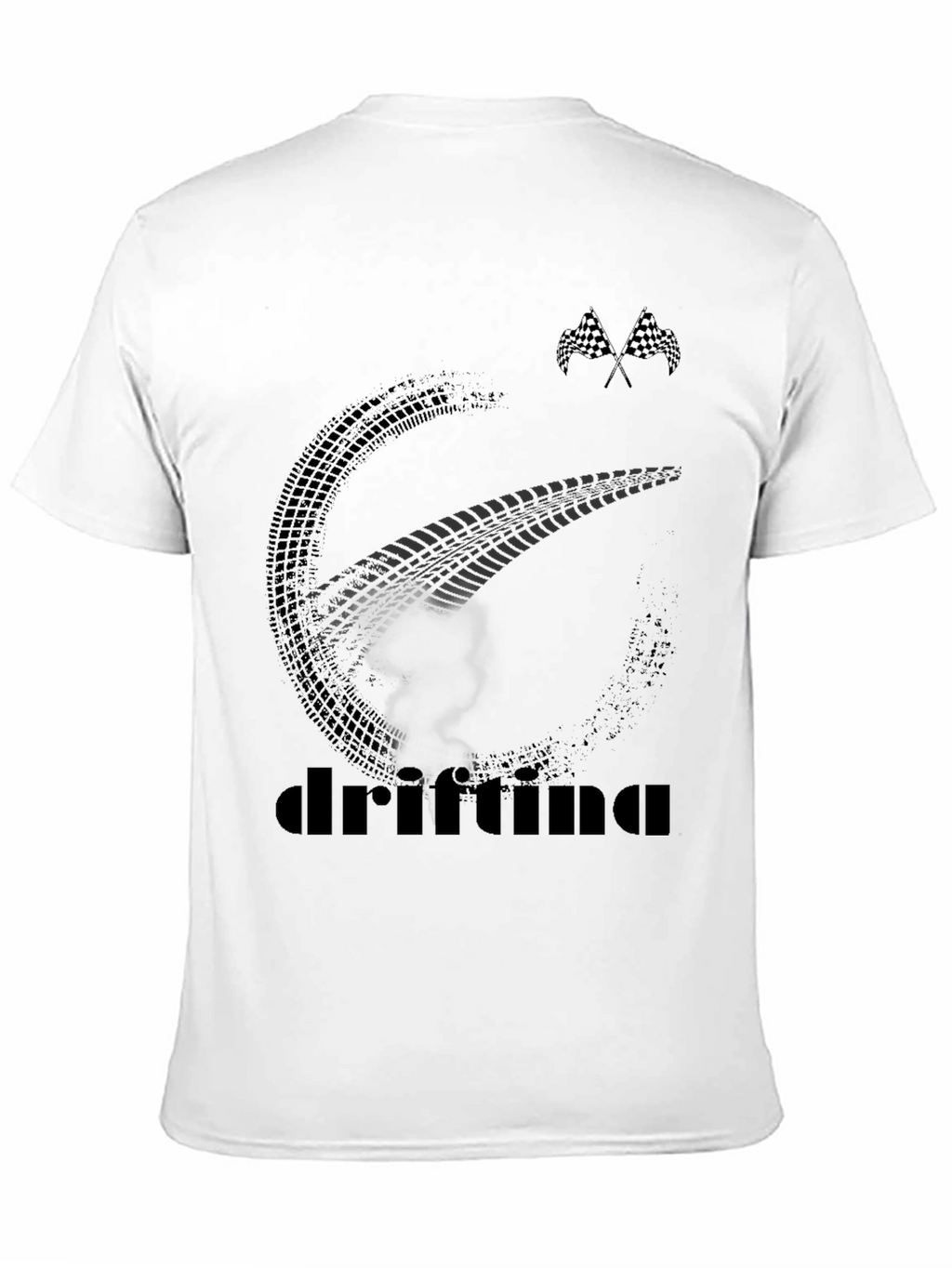 Camiseta Drifting Negra para Hombre