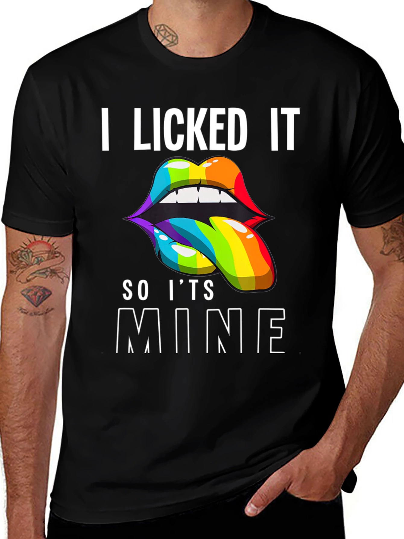Camiseta Lo lamí es mío LGBT Orgullo
