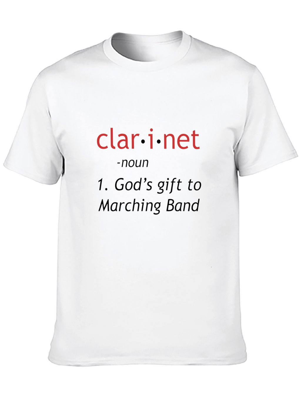 Camiseta Negra Clarinetista Banda Musical