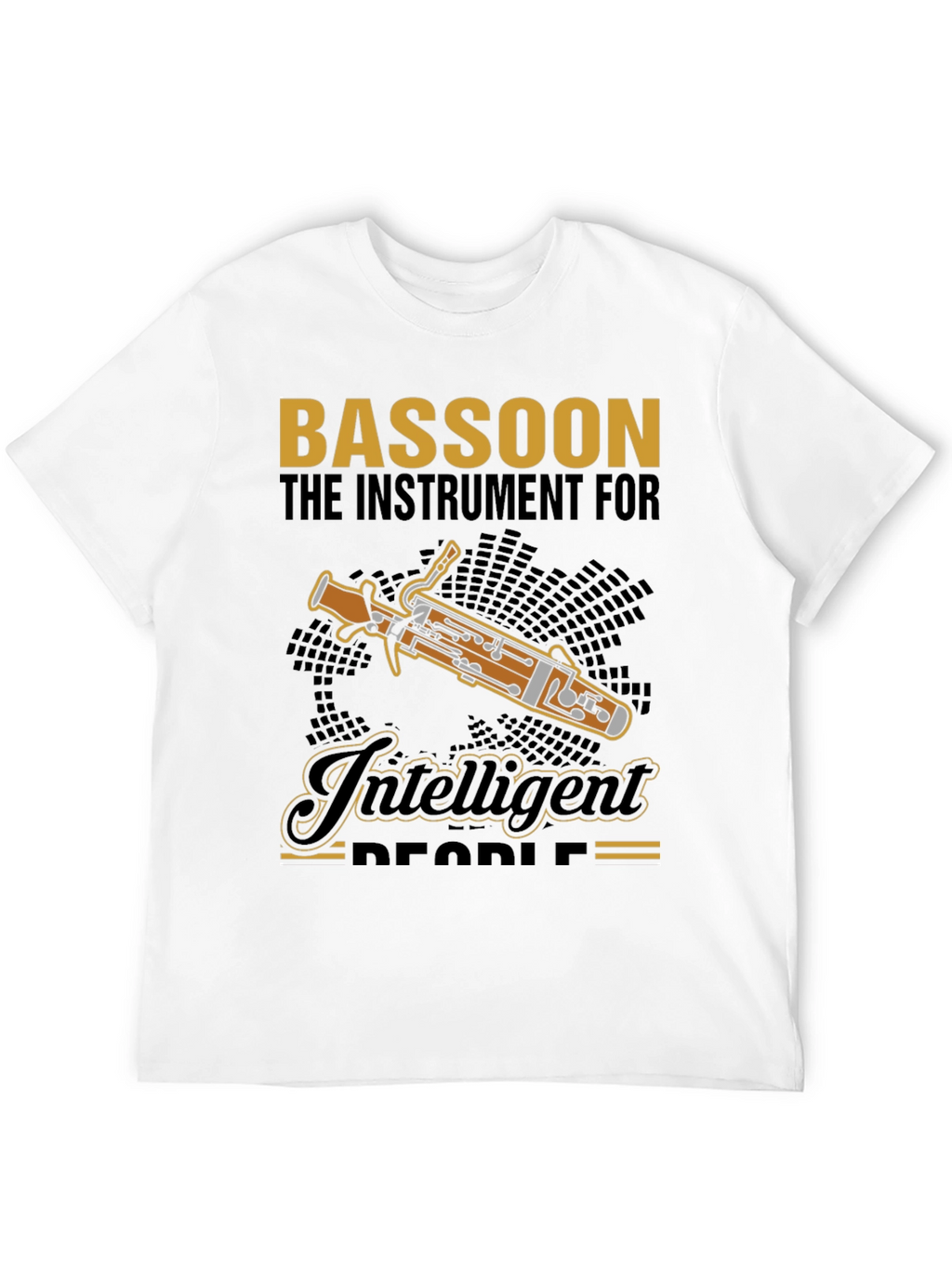 Camiseta Bassoon Instrumento para Gente Inteligente