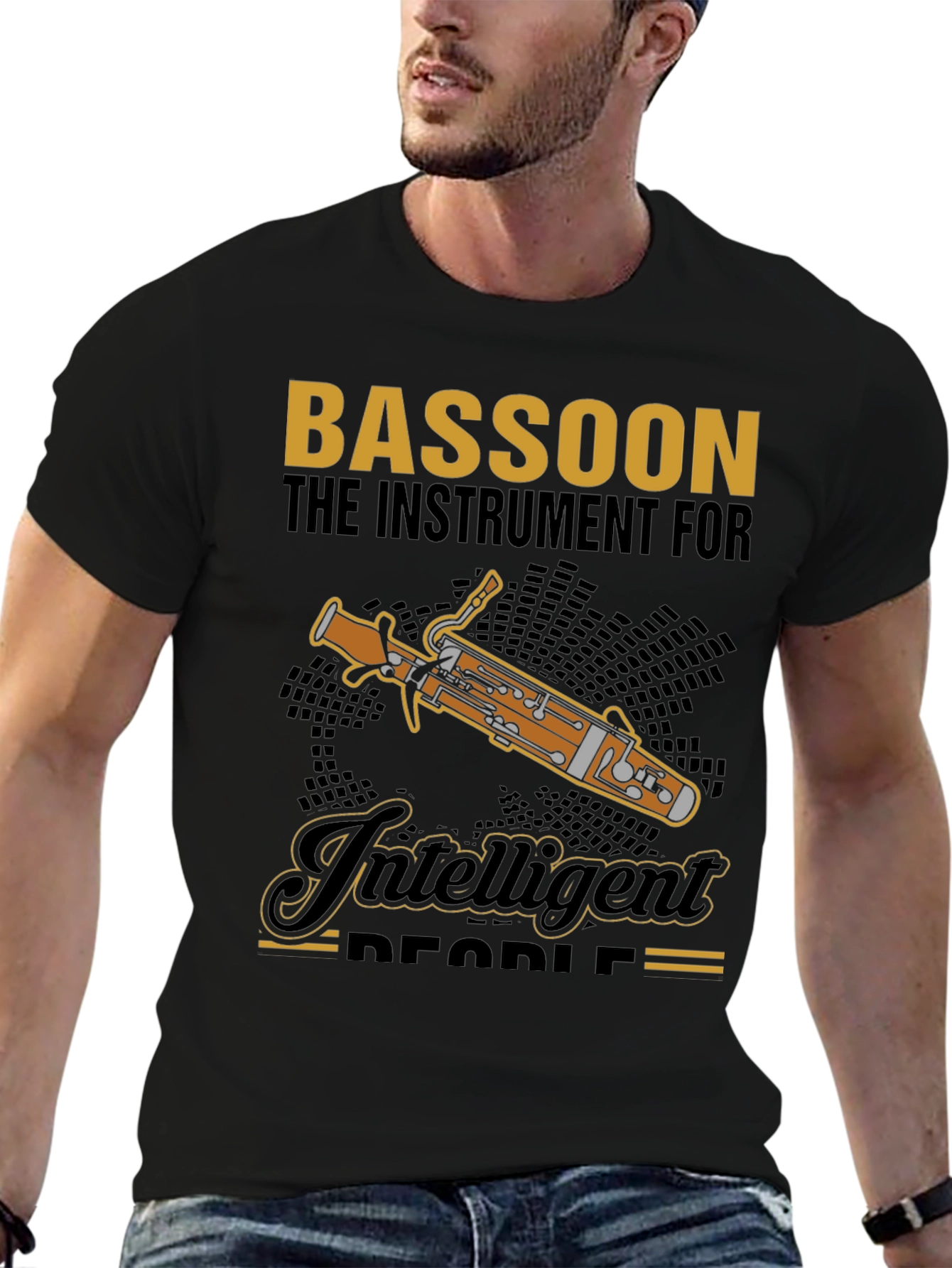 Camiseta Bassoon Instrumento para Gente Inteligente