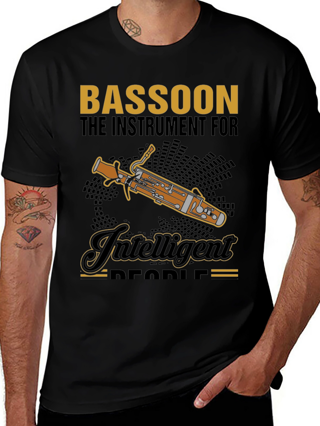 Camiseta Bassoon Instrumento para Gente Inteligente