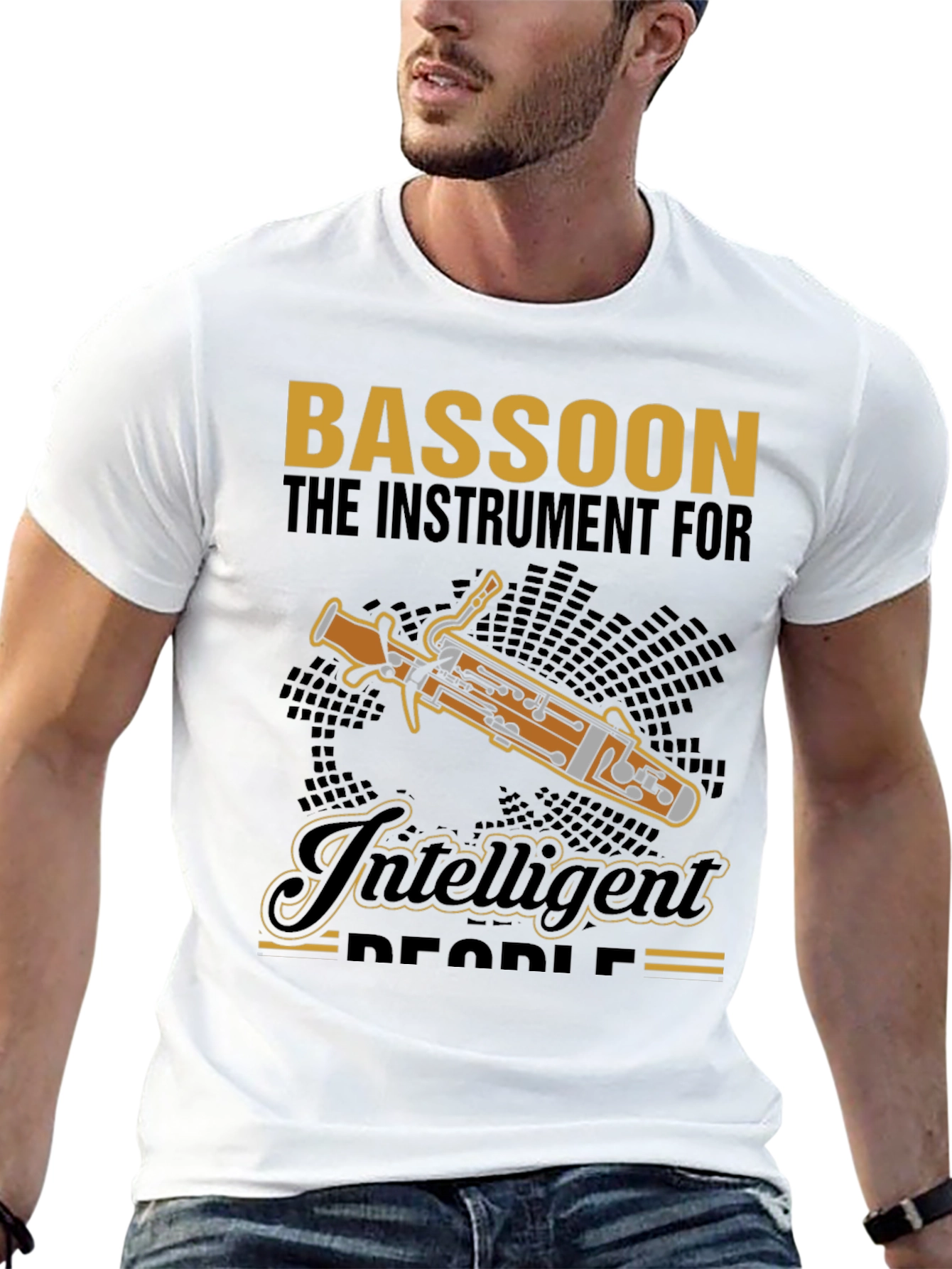 Camiseta Bassoon Instrumento para Gente Inteligente