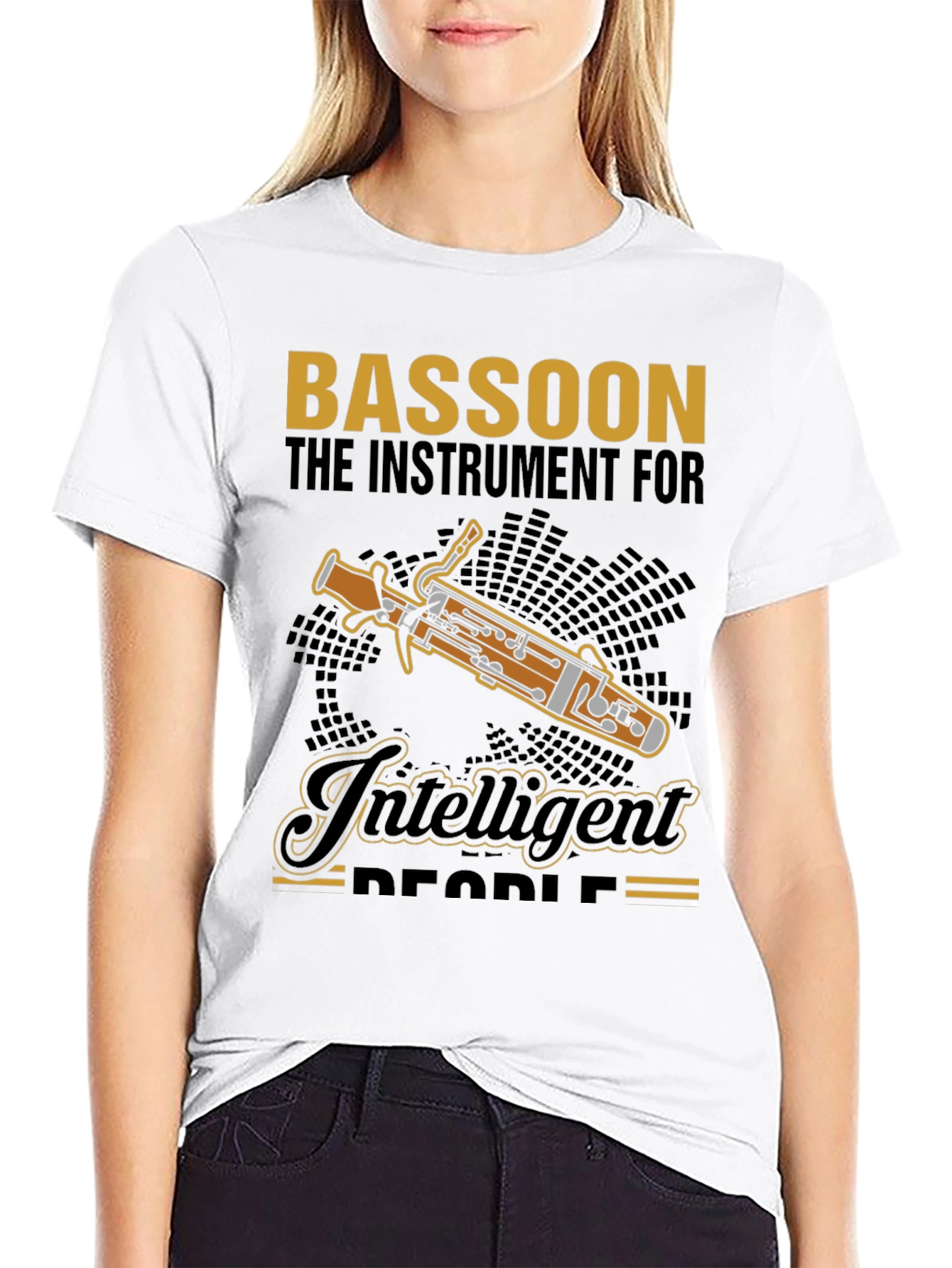 Camiseta Bassoon Instrumento para Gente Inteligente