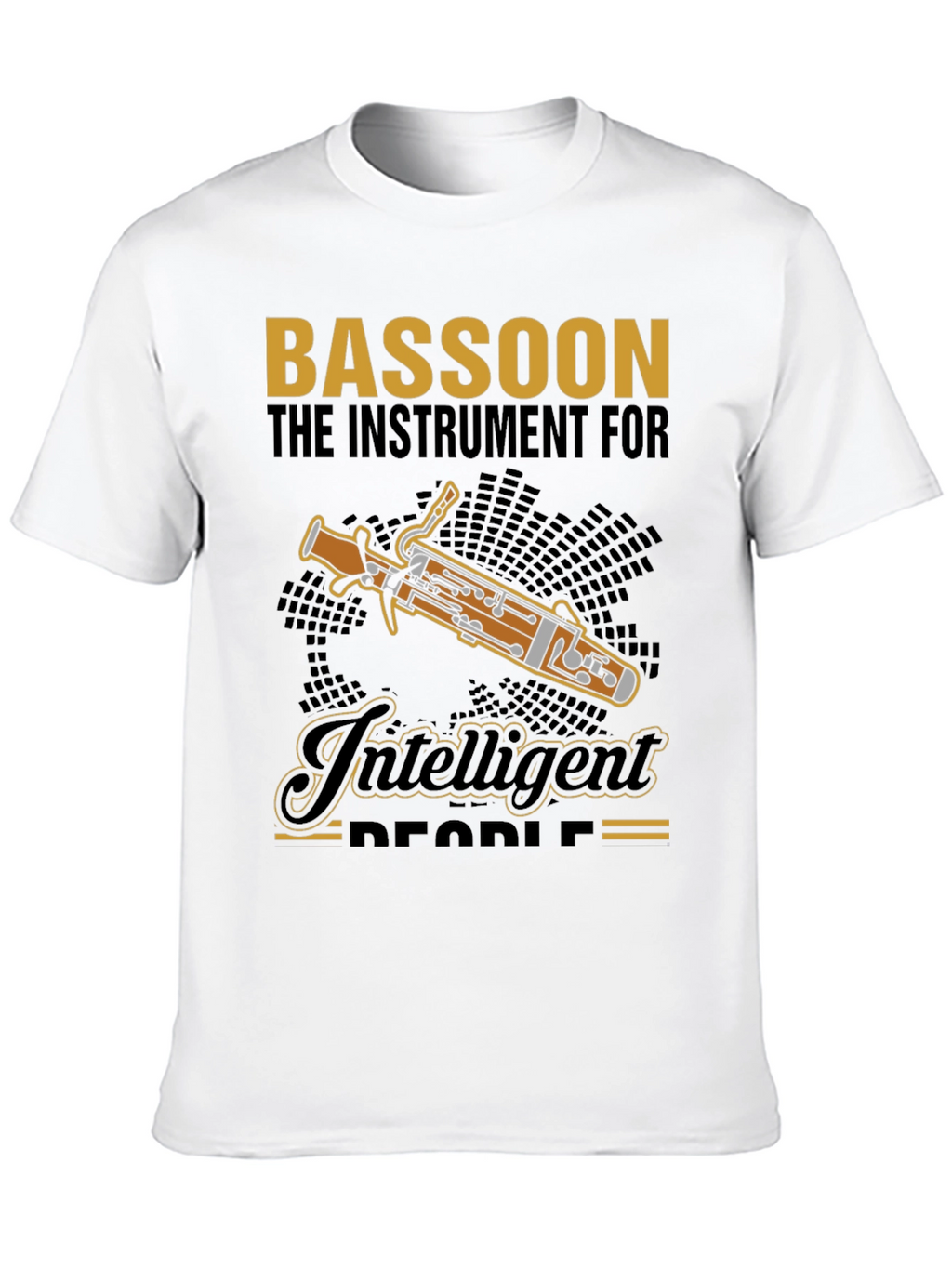 Camiseta Bassoon Instrumento para Gente Inteligente