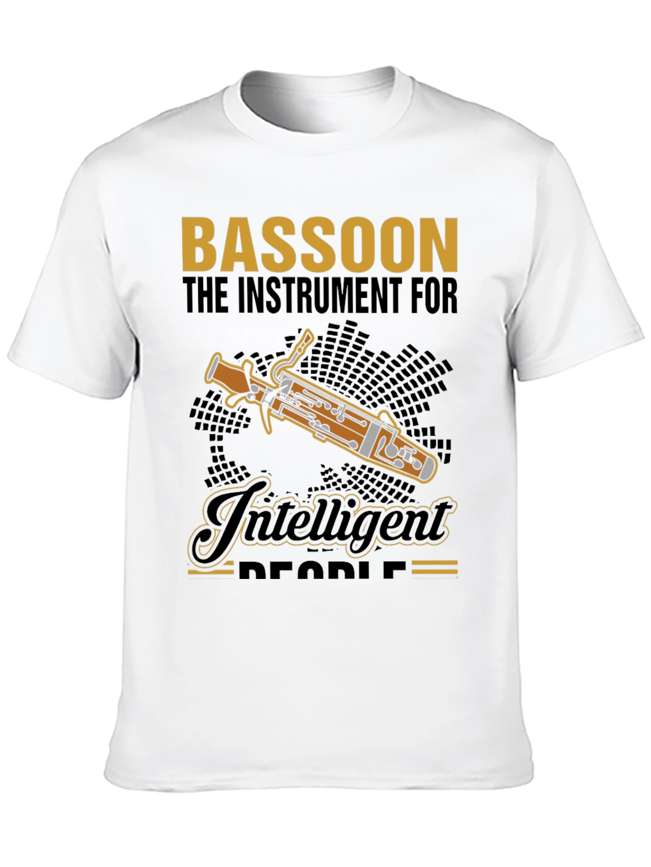 Camiseta Bassoon Instrumento para Gente Inteligente