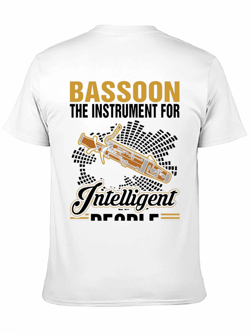 Camiseta Bassoon Instrumento para Gente Inteligente