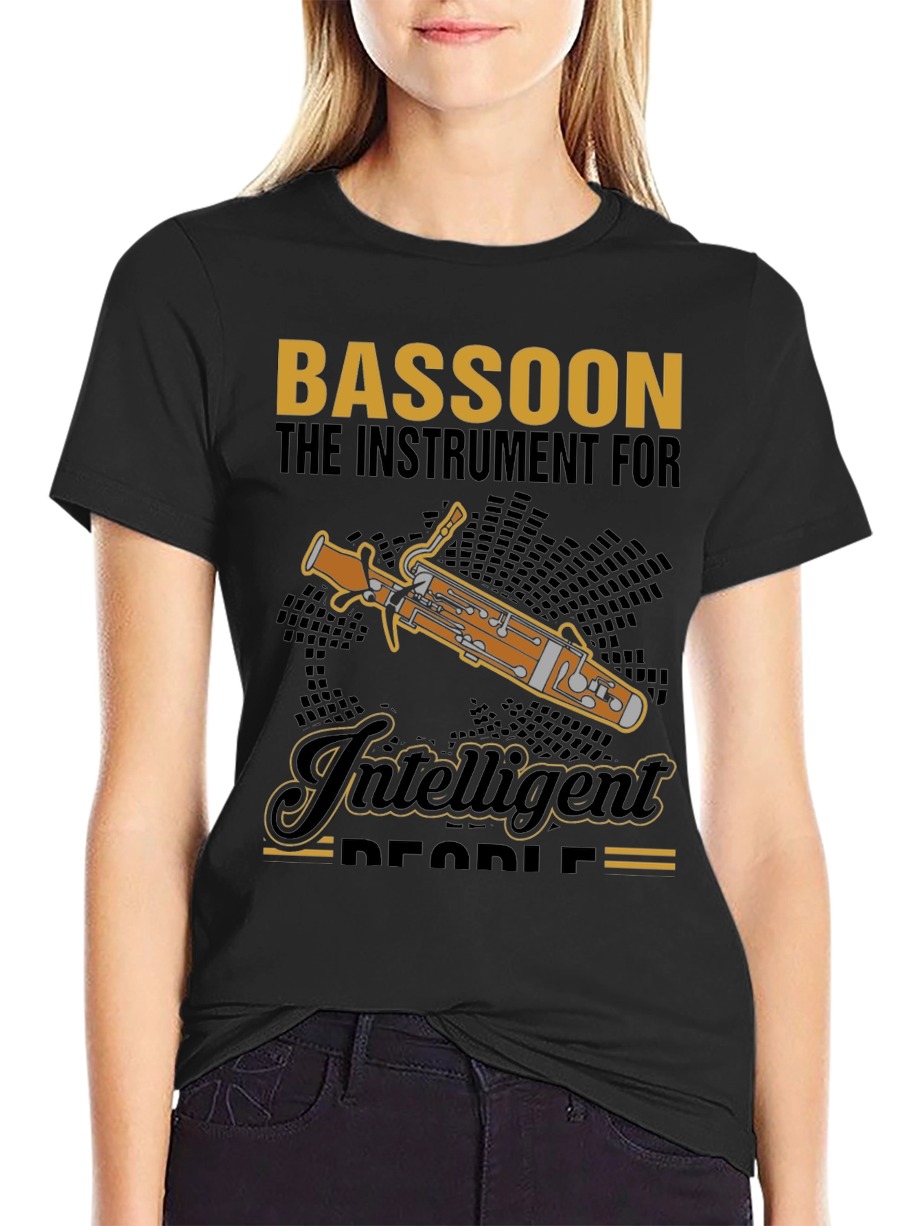 Camiseta Bassoon Instrumento para Gente Inteligente