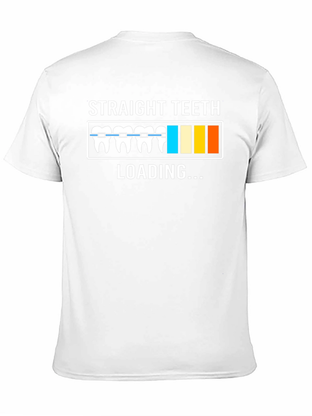 Camiseta Negra con Diseño de Dientes Rectos